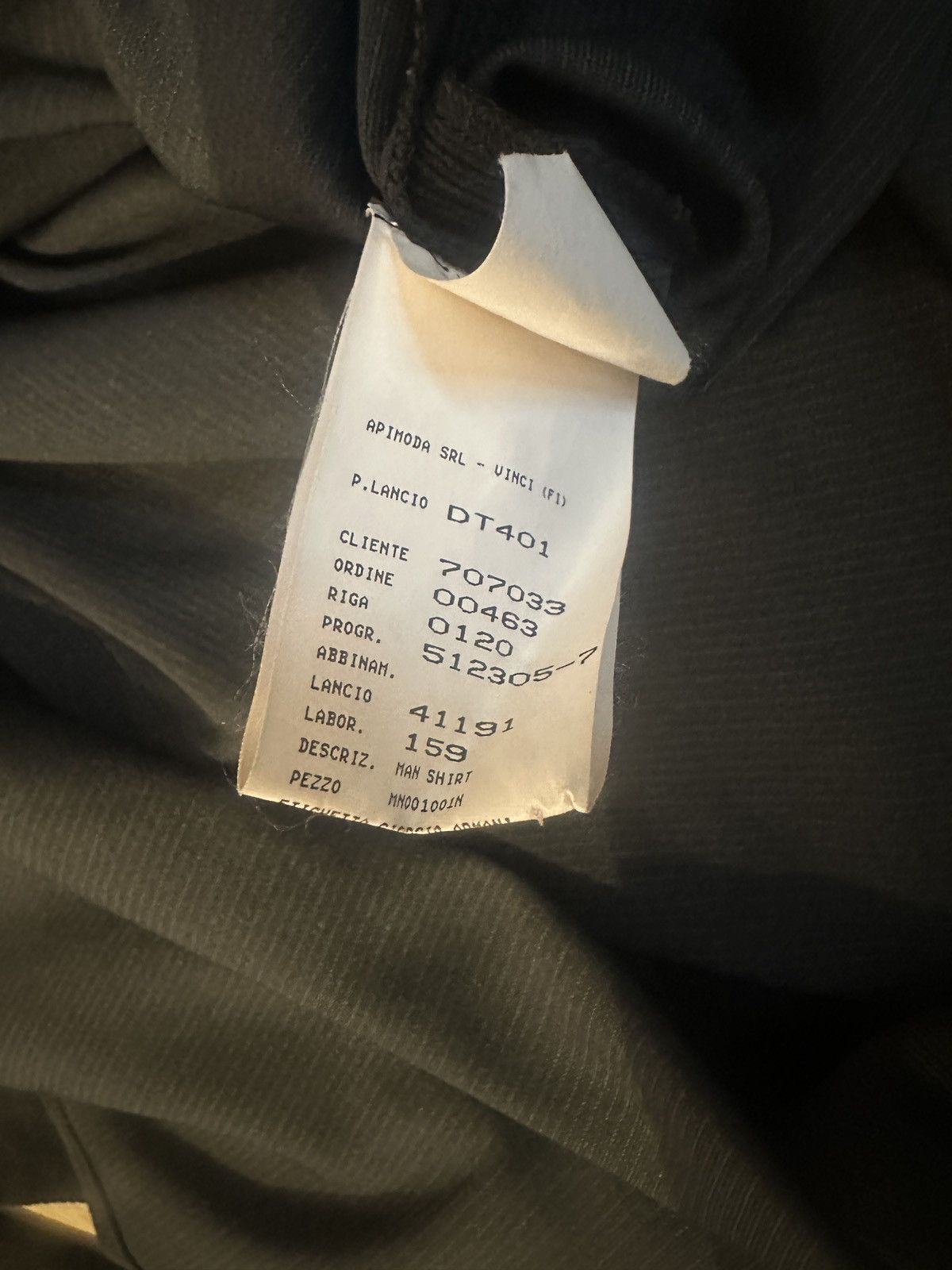 Giorgio Armani Convertible Collar Shirt Black Size US XL / EU 56 / 4 - 9 Thumbnail