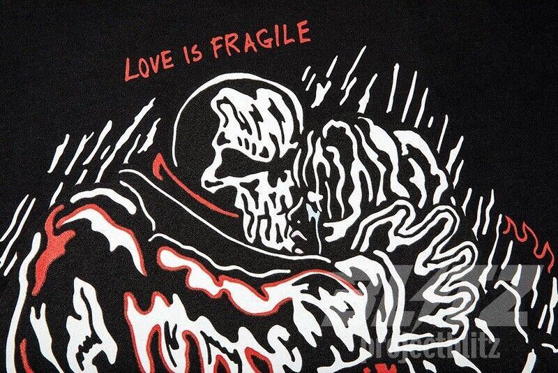 Designer 2023 WARREN LOTAS LOVE IS FRAGILE L/S T-Shirt BLACK Size XL Size US XL / EU 56 / 4 - 3 Thumbnail