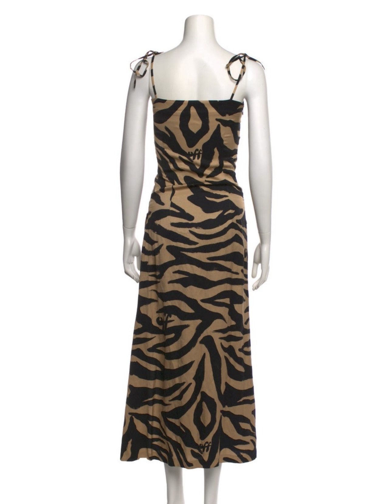 Off-White OFF - WHITE SAFARI DRESS Size XS / US 0-2 / IT 36-38 - 3 Thumbnail