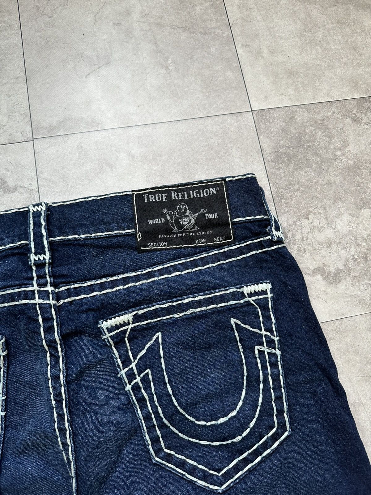 True Religion × Vintage Vintage True Religion Denim Rocco Relaxed Skinny Jeans Sz 34 Size US 34 / EU 50 - 10 Thumbnail