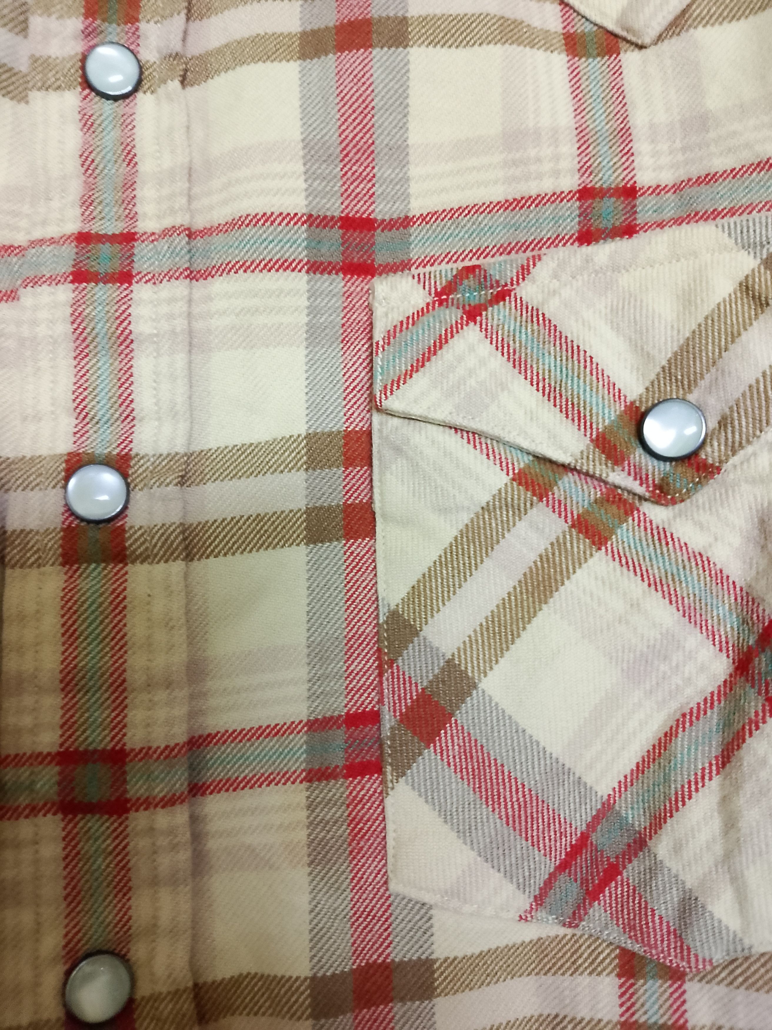 Polo Ralph Lauren × Ralph Lauren × Vintage Ralph Lauren flannel pearl snap buttons Size M / US 6-8 / IT 42-44 - 5 Thumbnail