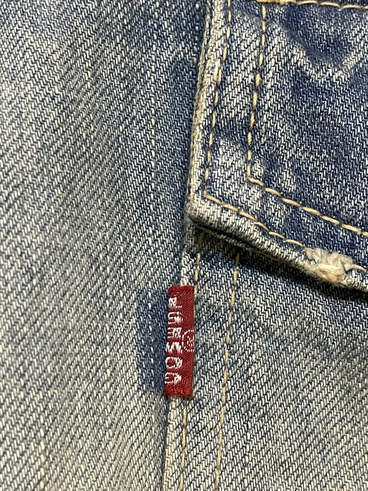 Hysteric Glamour Vintage Japan Gowest Faded Wash Mud Dirty Style Loose Jeans Size US 32 / EU 48 - 9 Thumbnail