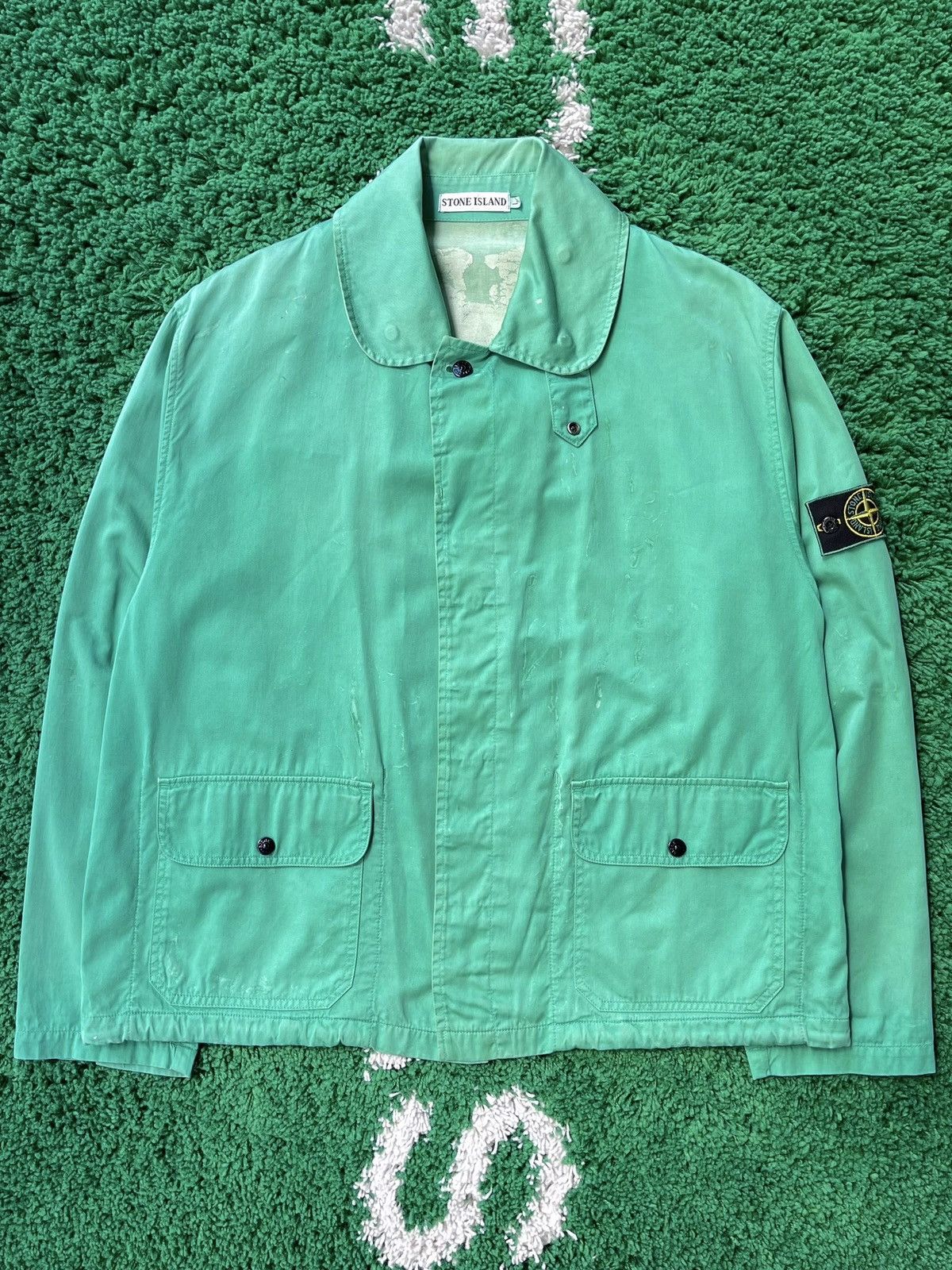 C.P. Company × Massimo Osti × Stone Island Stone Island 1993 Raso Gommato Life Safer Jacket Size US L / EU 52-54 / 3 - 2 Thumbnail