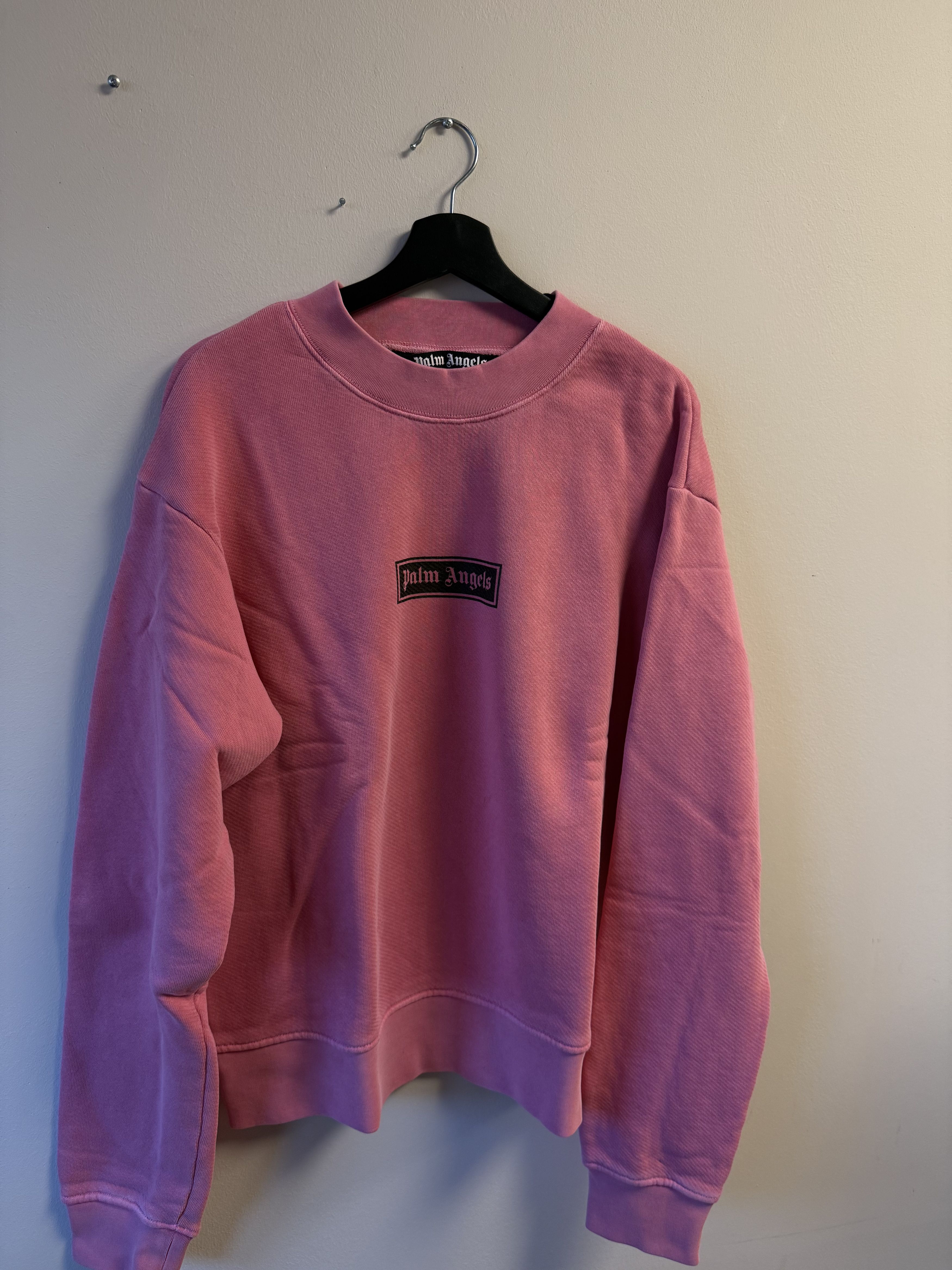 Palm Angels Palm Angels Logo-Print Sweatshirt Size US L / EU 52-54 / 3 - 1 Thumbnail