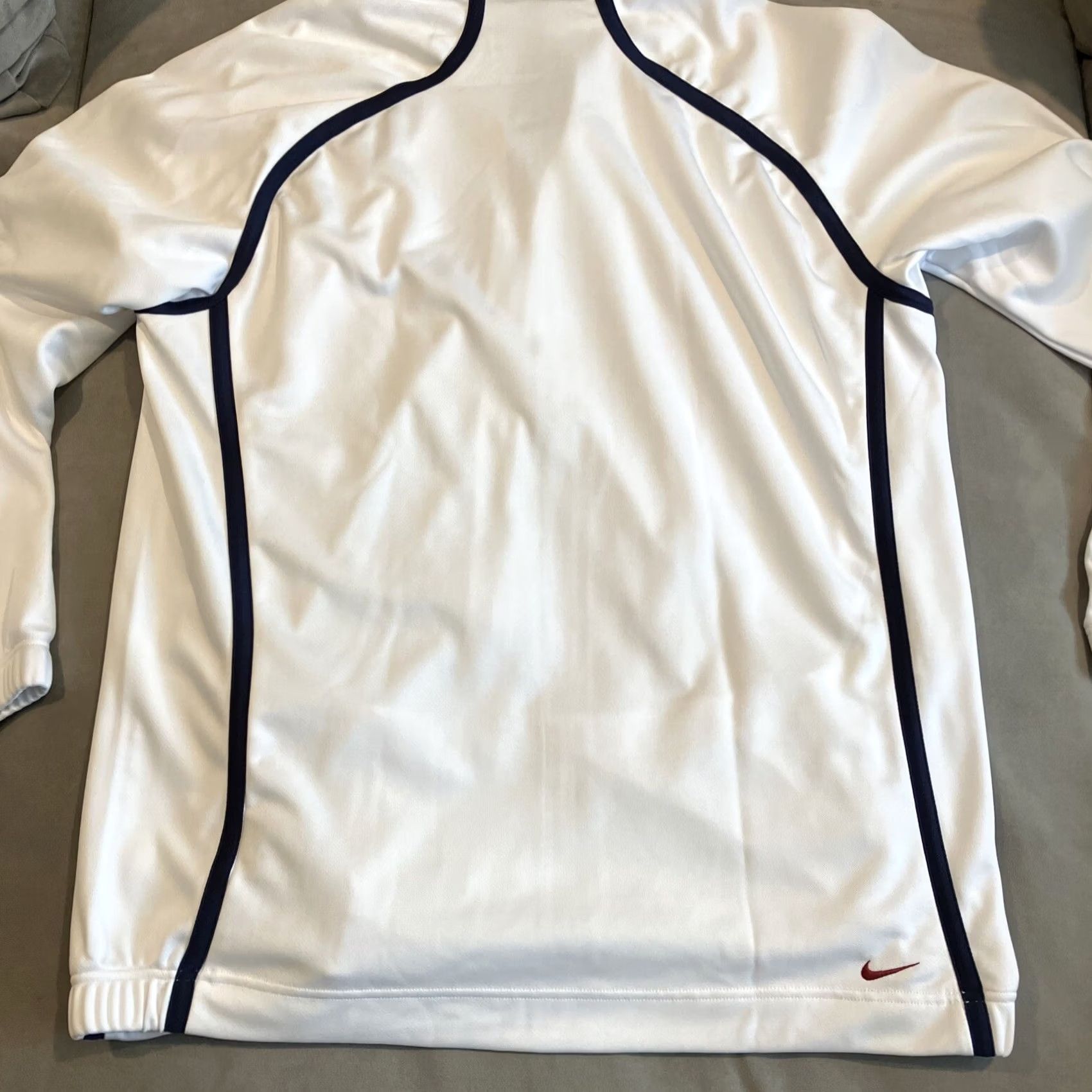 Nike VINTAGE Nike Lebron James Full Zip Track Jacket Los Angeles Lakers Size XXL White Men Size US XXL / EU 58 / 5 - 7 Thumbnail