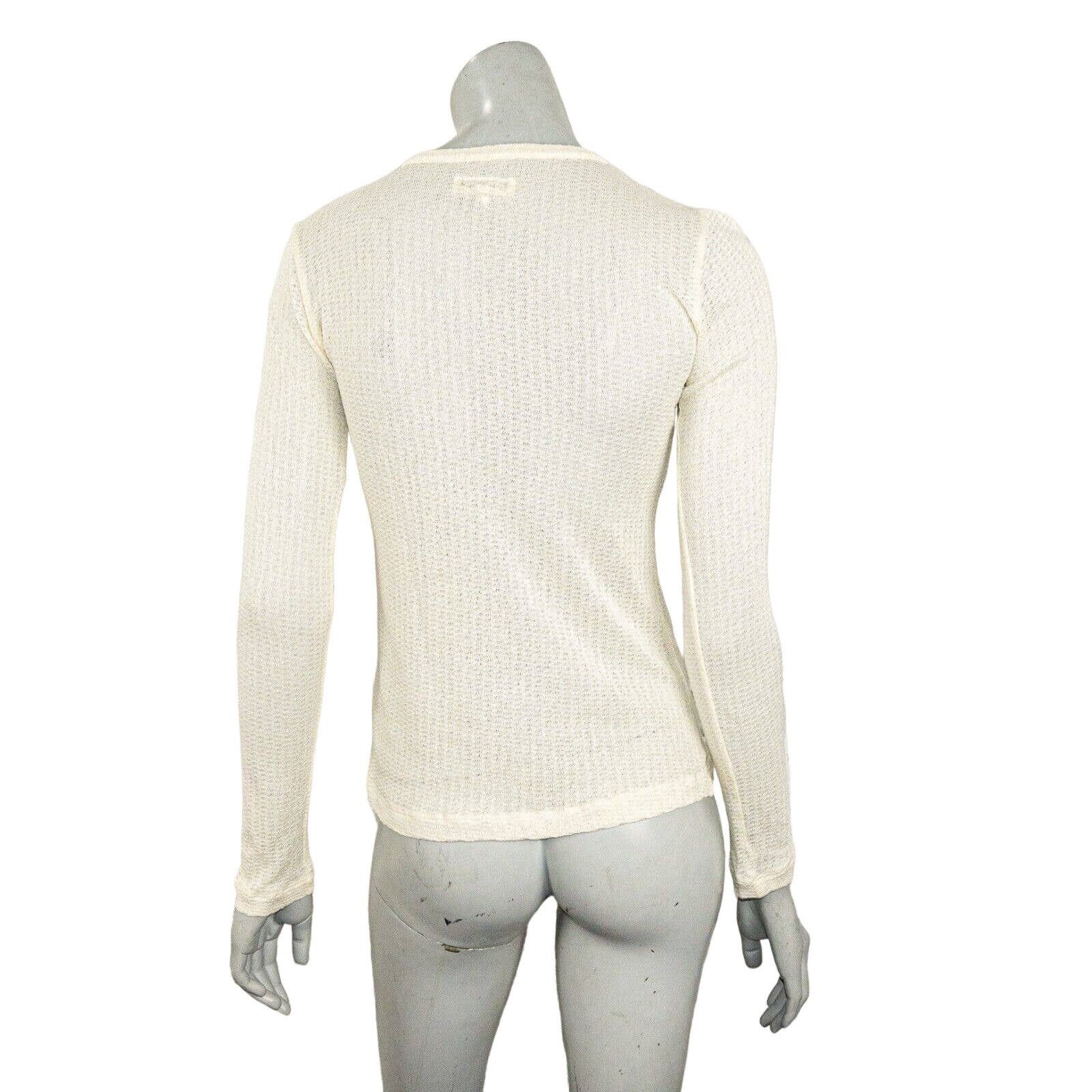 Rag & Bone Rag & Bone NY light beige open knit Crew Pullover Size Small Size S / US 4 / IT 40 - 3 Thumbnail