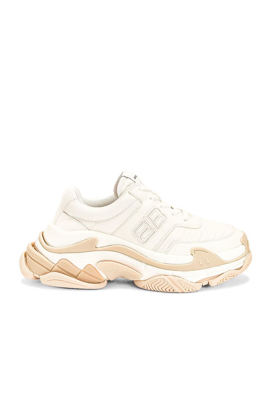Balenciaga o1la1rc1a1123 Triple S Bcl Nylon Suede Eggshell Sand Beige Grailed