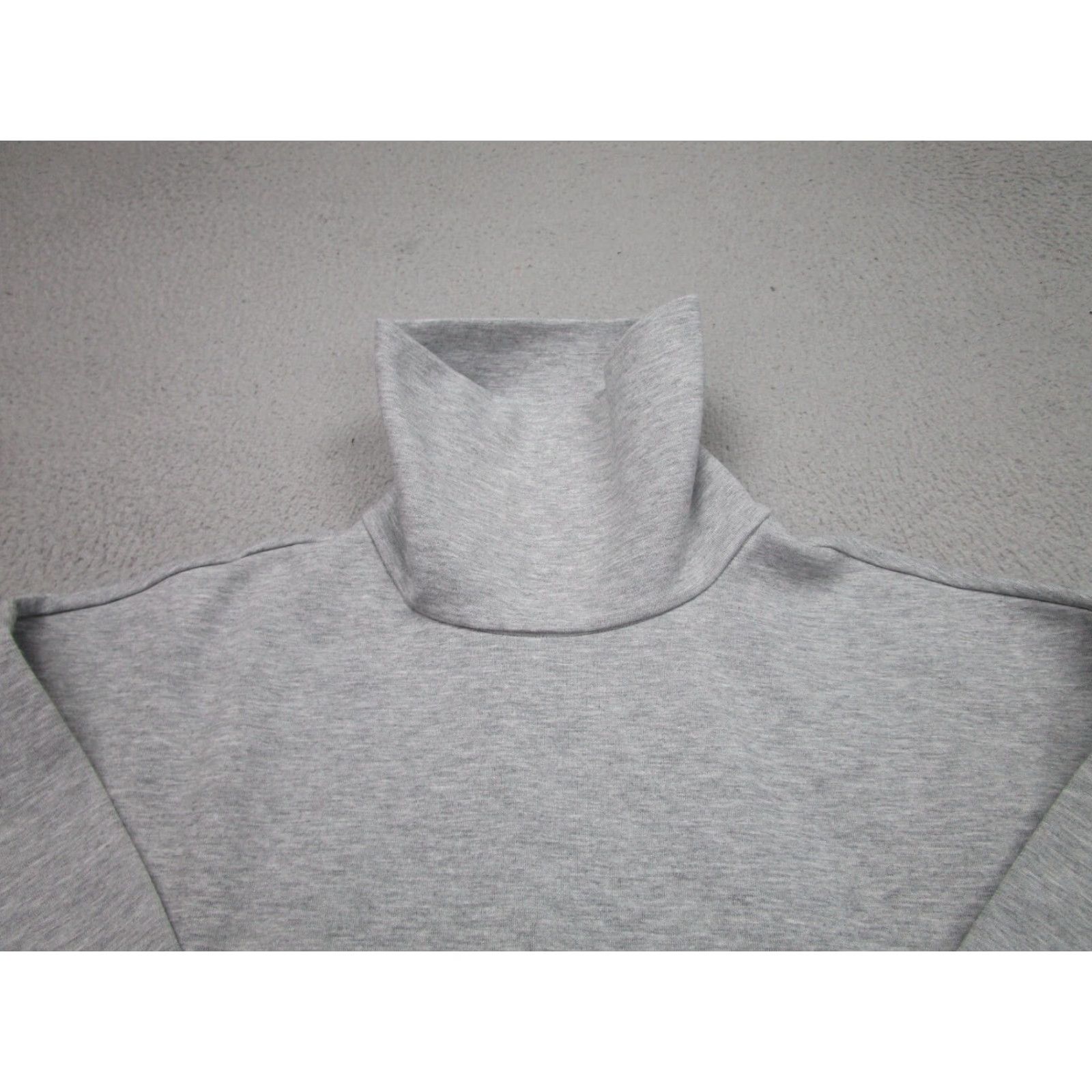 RLX Ralph Lauren RLX Ralph Lauren Gray Oversized Pullover Tech Fleece Sweater Women’s Small Turtleneck Flared Sleeves Size S / US 4 / IT 40 - 2 Thumbnail