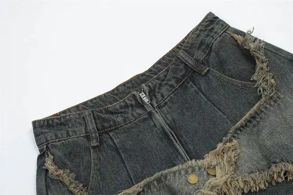 Jean Ishiyama x Emiko STAR Embroidered Denim Jeans Size US 30 / EU 46 - 3 Thumbnail
