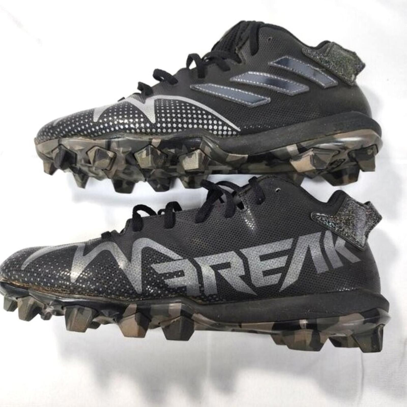 Adidas Adidas Freak Baseball cleats, men size 12, black & gray Size US 12 / EU 45 - 5 Thumbnail