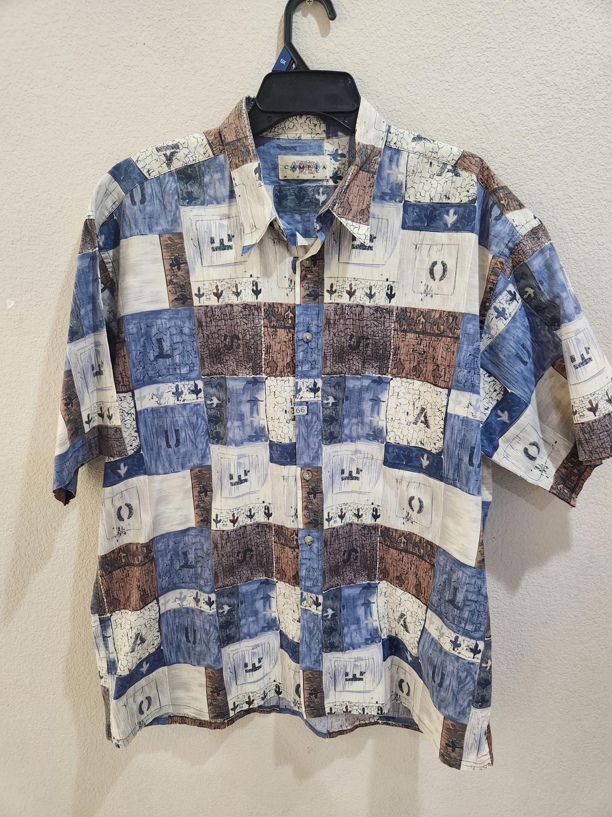 Campia Moda Campia Moda Men's Claudio Nucci patterned XL Shirt Button-up Size US XL / EU 56 / 4 - 1 Thumbnail