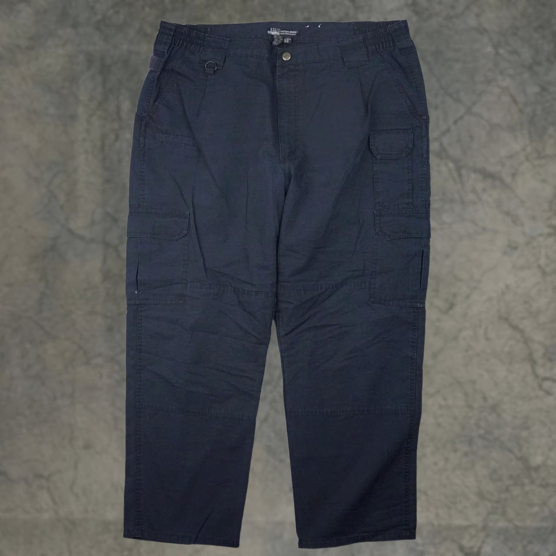 Vintage 5.11 Tactical Cargo Pants Mens 40x30 Blue Workwear Cargo Pocket Straight Rise Mid Front Flat Front Regular" Size US 40 / EU 56 - 1 Thumbnail