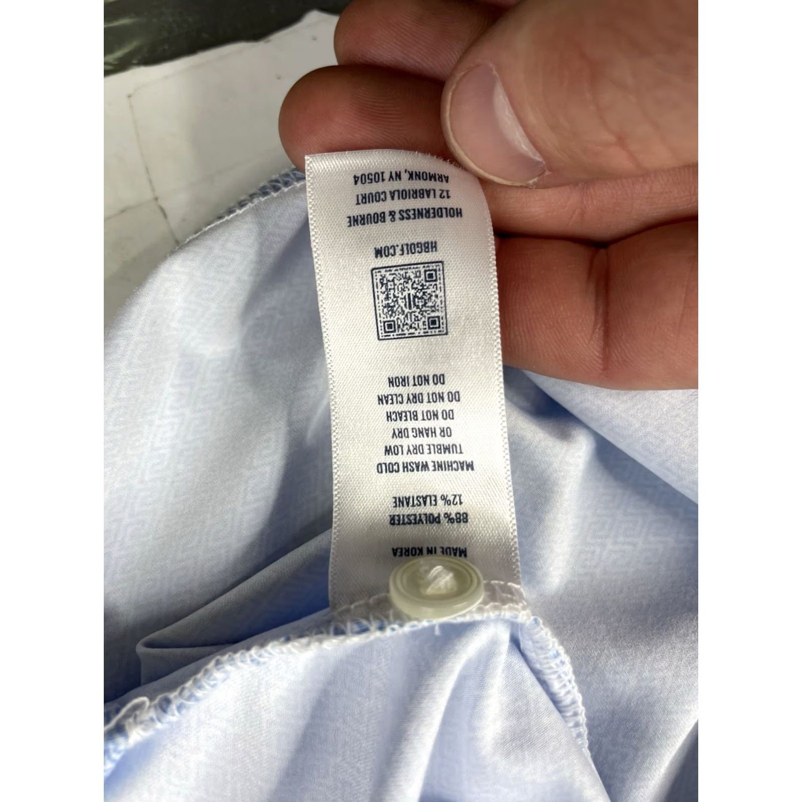 Vintage Holderness & Bourne Polo Shirt Mens XL The Cole Golf Performance Blue Size US XL / EU 56 / 4 - 6 Thumbnail
