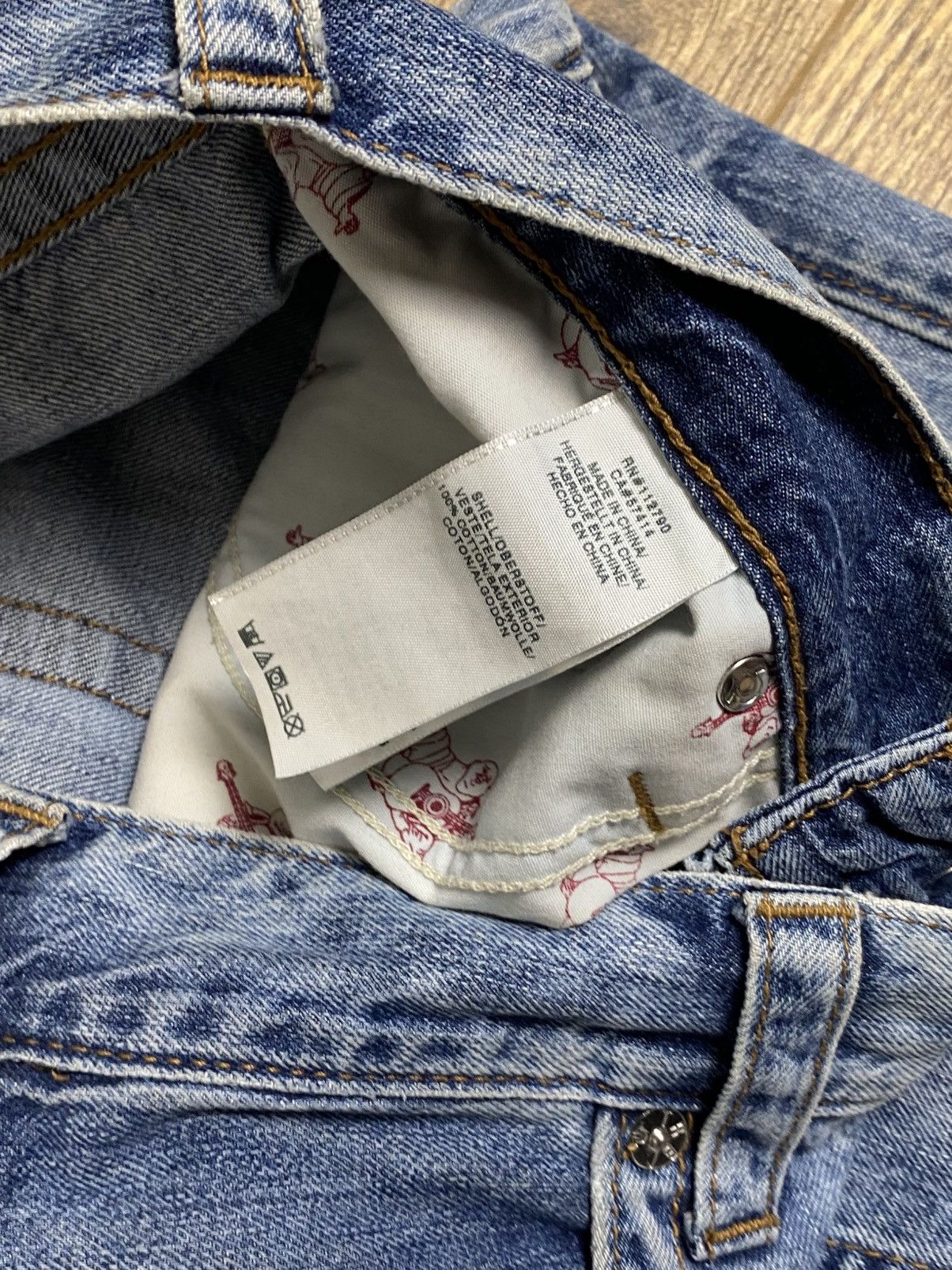 True Religion True Religion Acid Wash Skinny Jeans Rare Futuristic Y2K Size US 28 / EU 44 - 5 Thumbnail