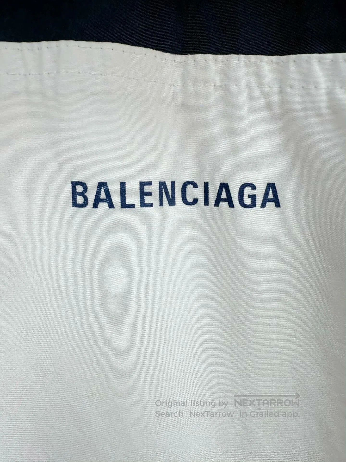 Balenciaga Balenciaga Blue White Windbreaker Jacket. Size US L / EU 52-54 / 3 - 4 Thumbnail