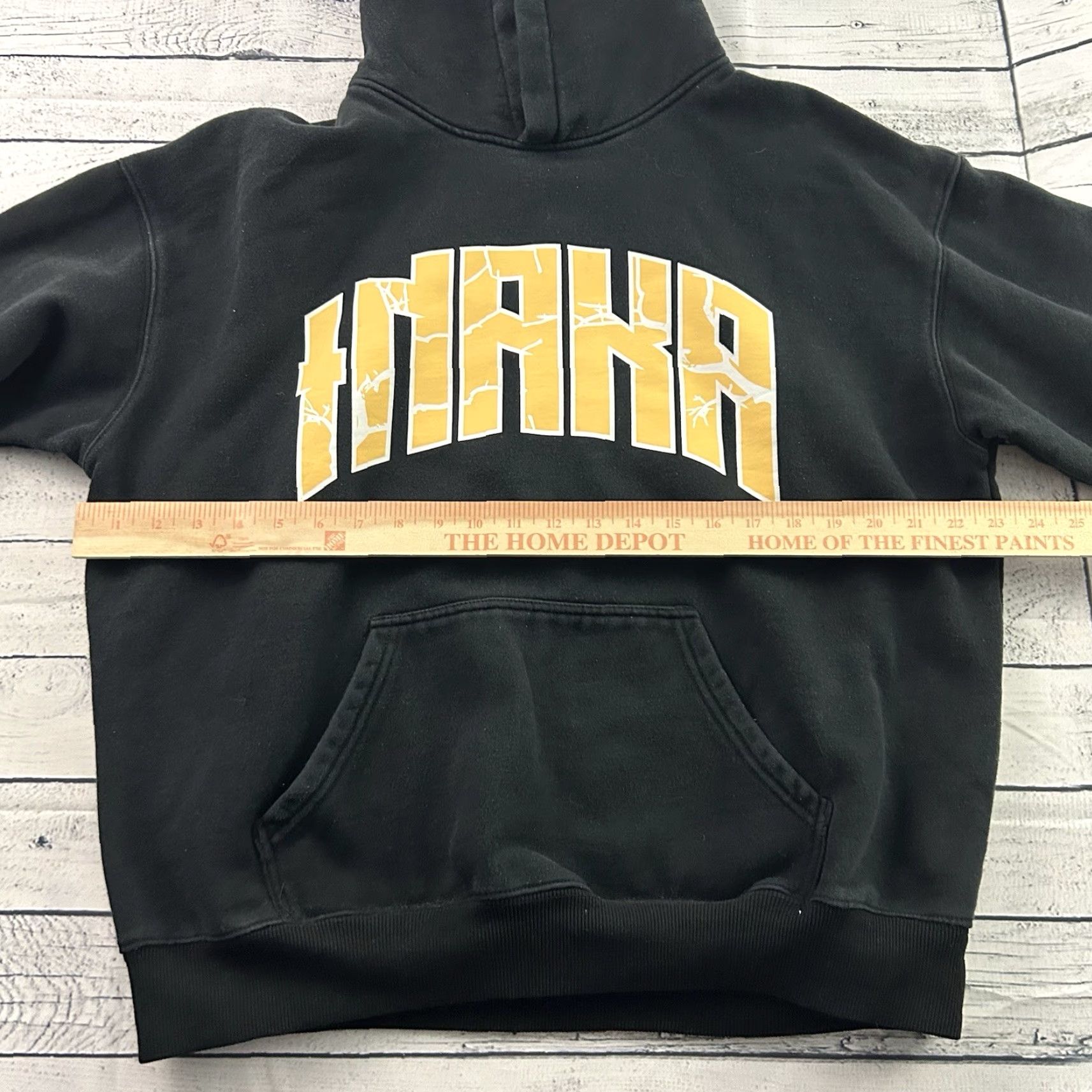 Vintage Inaka Power Pullover Hoodie Sweatshirt Men's Large Black Size US L / EU 52-54 / 3 - 3 Thumbnail