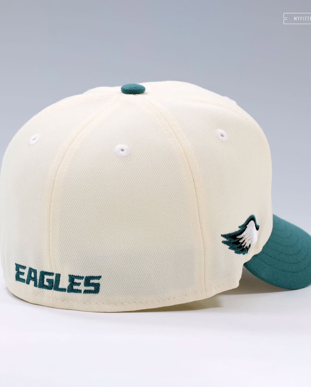 MyFitteds SIZE 8 PHILADELPHIA EAGLES CASCADING WING NEW ERA FITTED HAT Size ONE SIZE - 4 Thumbnail