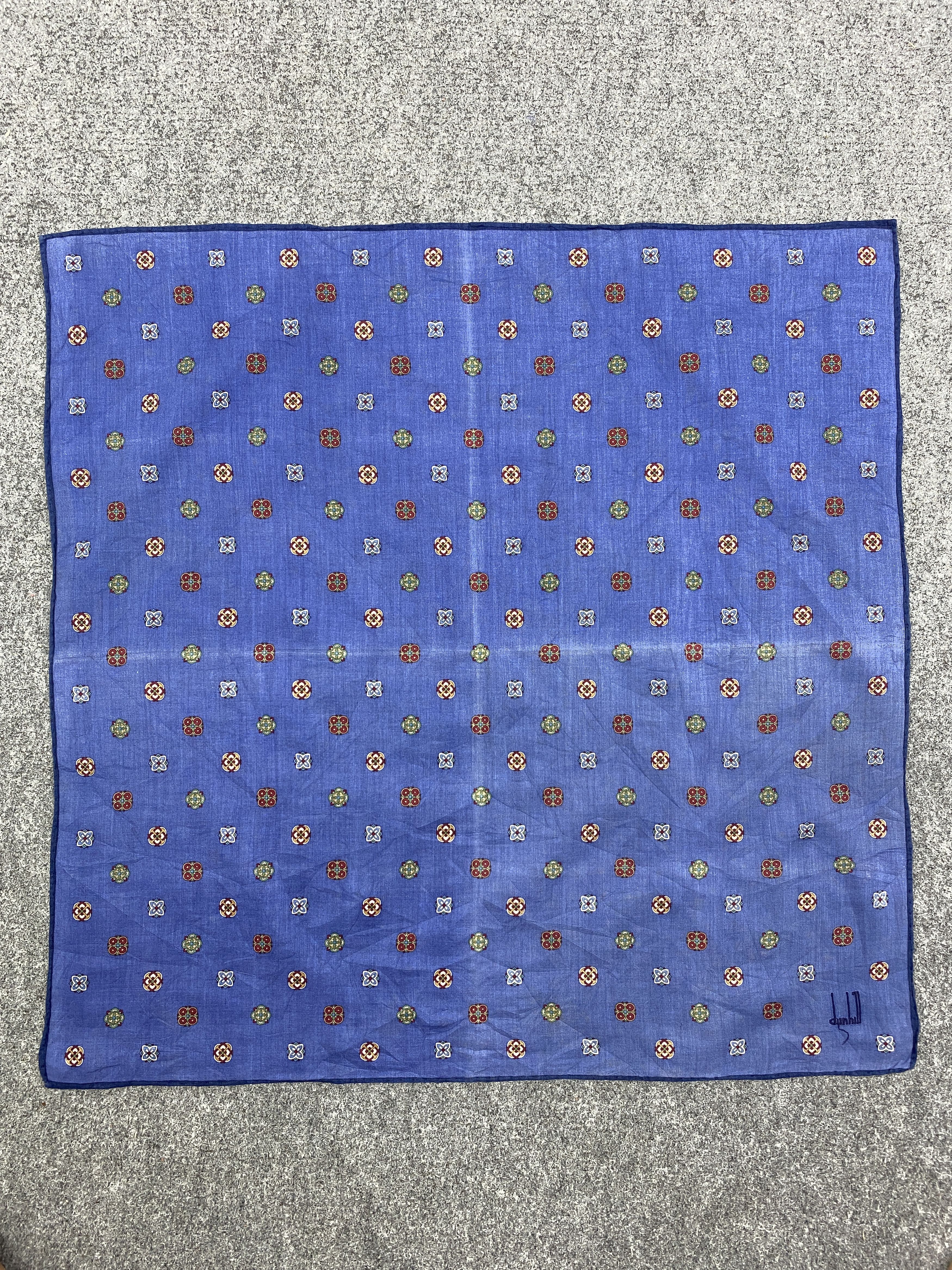 Alfred Dunhill Vintage Dunhill Handkerchief / Neckerchief HKC0973 Size ONE SIZE - 4 Thumbnail