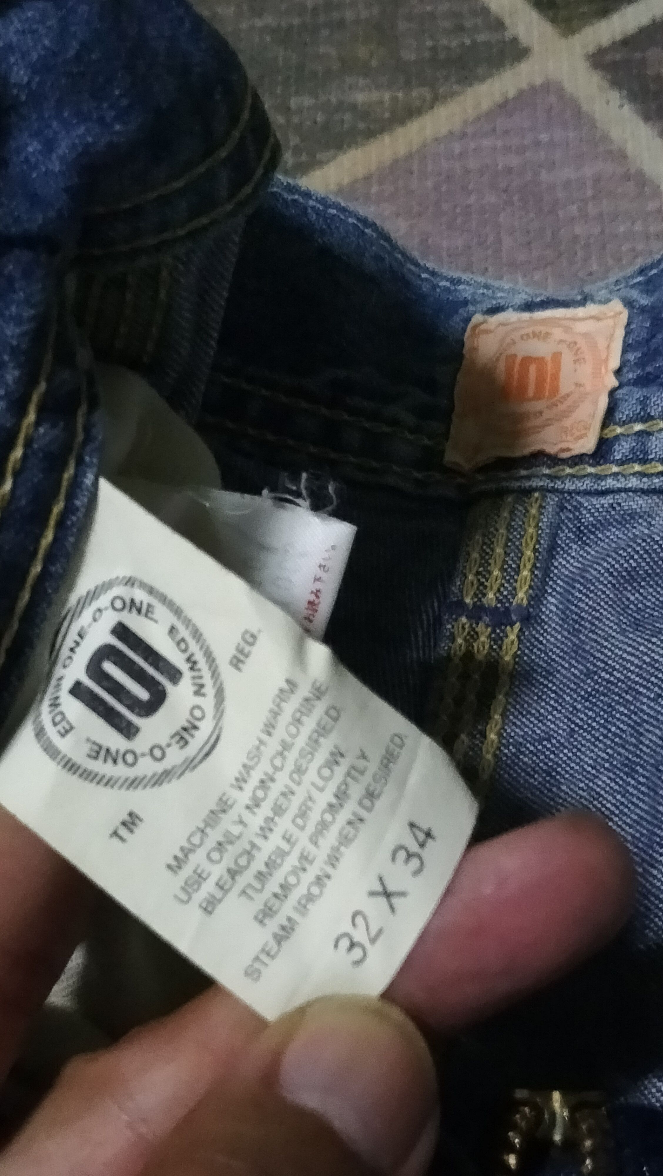 Vintage Vintage 90s One O One Carpenter Denim Work wear Japan Size US 32 / EU 48 - 10 Thumbnail