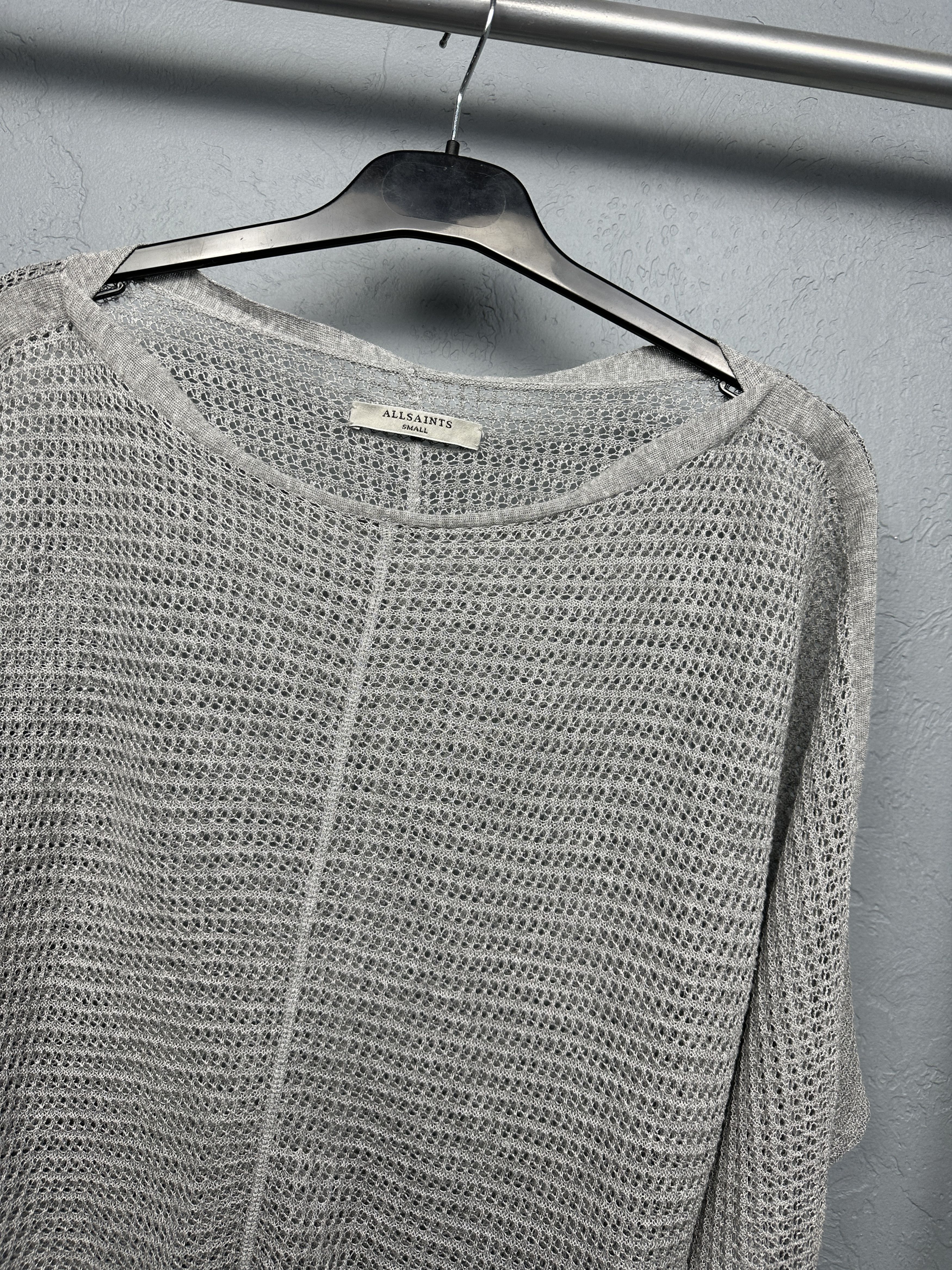 Allsaints Allsaints Womens Mesh Knit Sweater Size S / US 4 / IT 40 - 2 Thumbnail