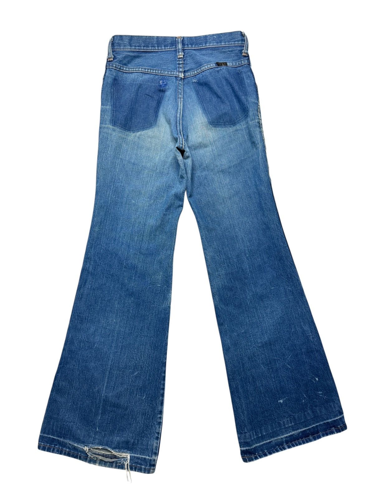 Vintage Vintage 1970’s Women’s Wrangler WFL - 101 Bell Bottom Jeans Size 28" / US 6 / IT 42 - 7 Thumbnail