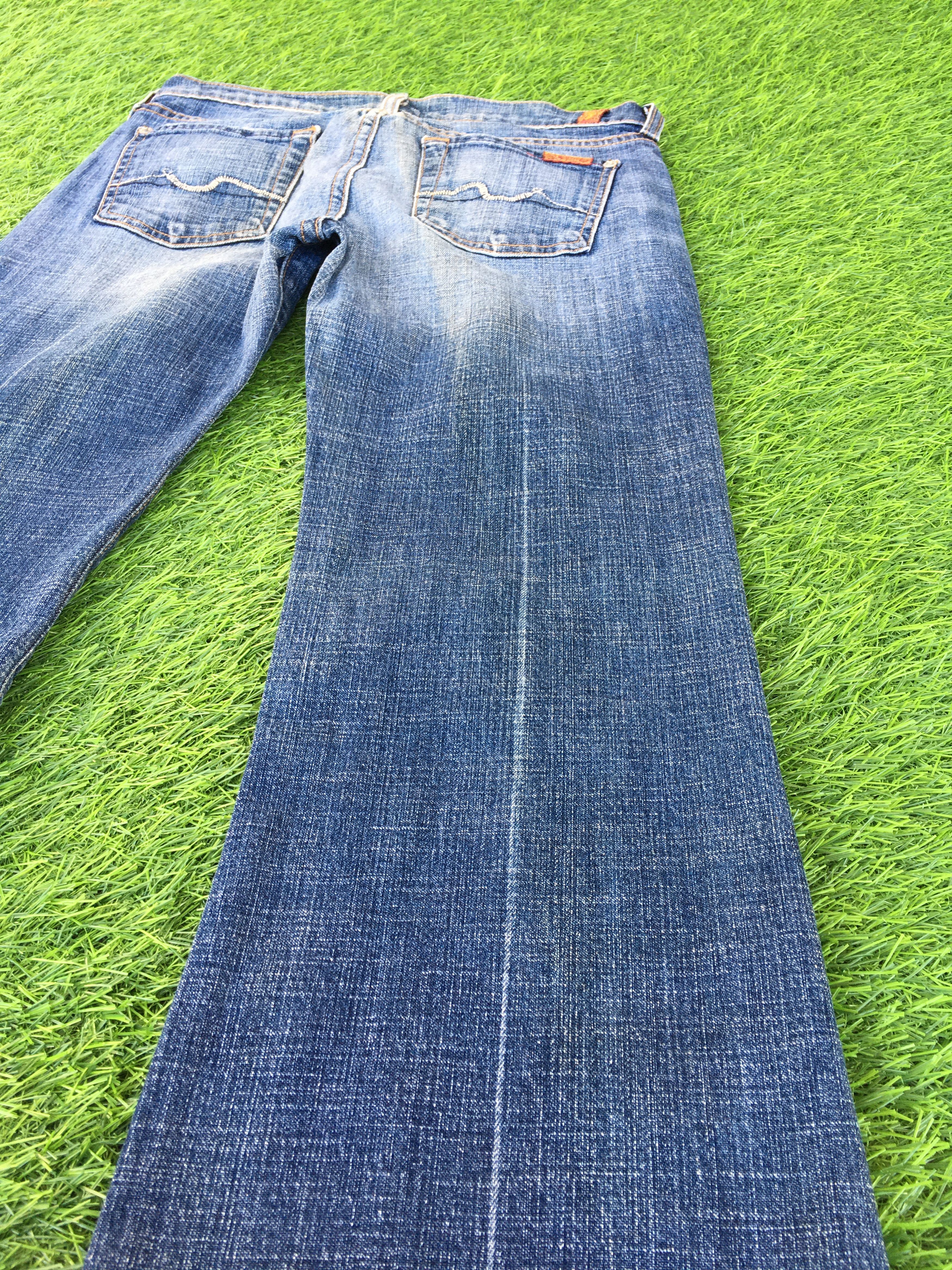 Designer Y2K Low Rise Distressed Flare Jeans D-1052 Size 26" / US 2 / IT 38 - 7 Thumbnail
