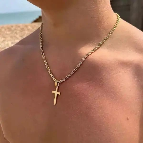 Jewelry Cross Chain Necklace Size ONE SIZE - 1 Thumbnail