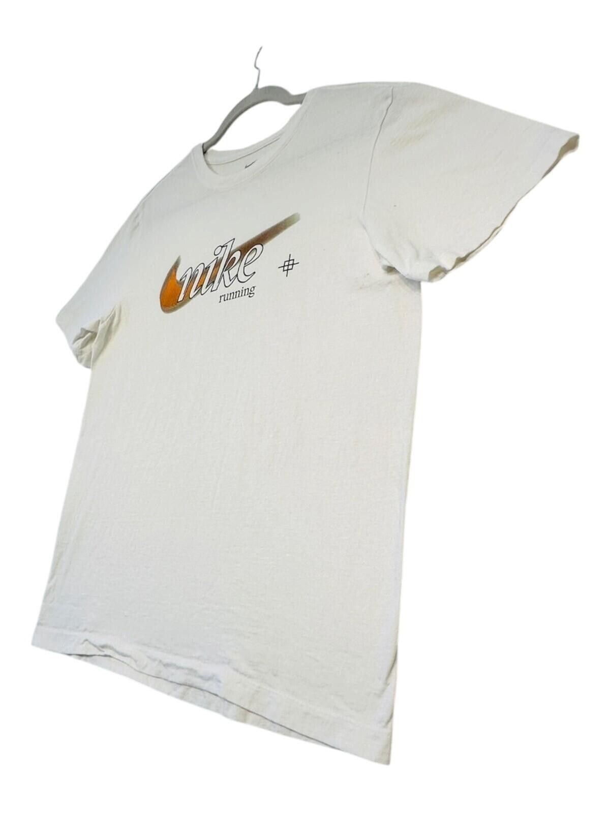 Nike Nike Running T-Shirt Men's UK Size M White Graphic Print Size US M / EU 48-50 / 2 - 4 Thumbnail