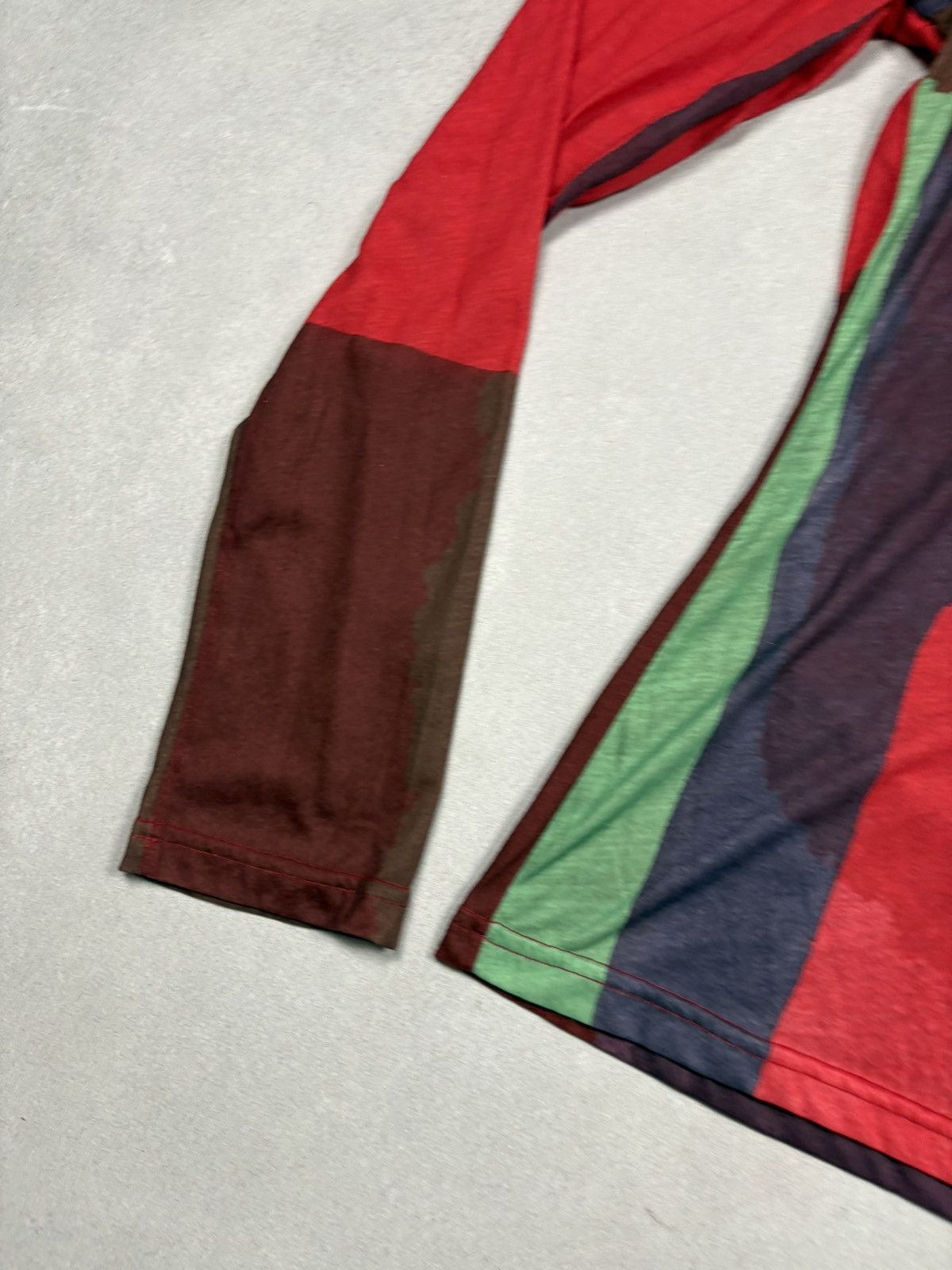 Rundholz Rundholz Abstract Color Block Mesh Long Sleeve Top Size M Size M / US 6-8 / IT 42-44 - 10 Thumbnail