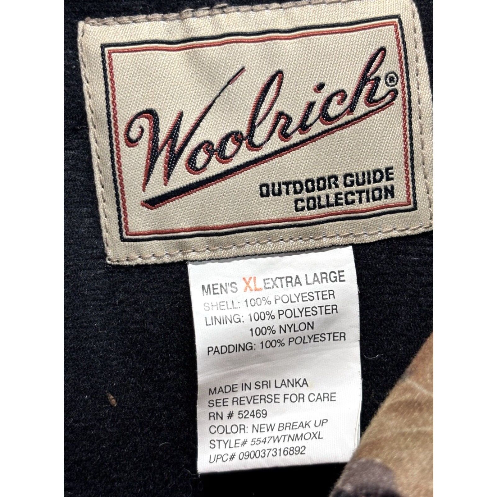 Vintage Vintage Woolrich Camouflage Jacket Coat Sz X-Large Men’s Mossy Oak Bomber Hunting Size US XL / EU 56 / 4 - 6 Thumbnail