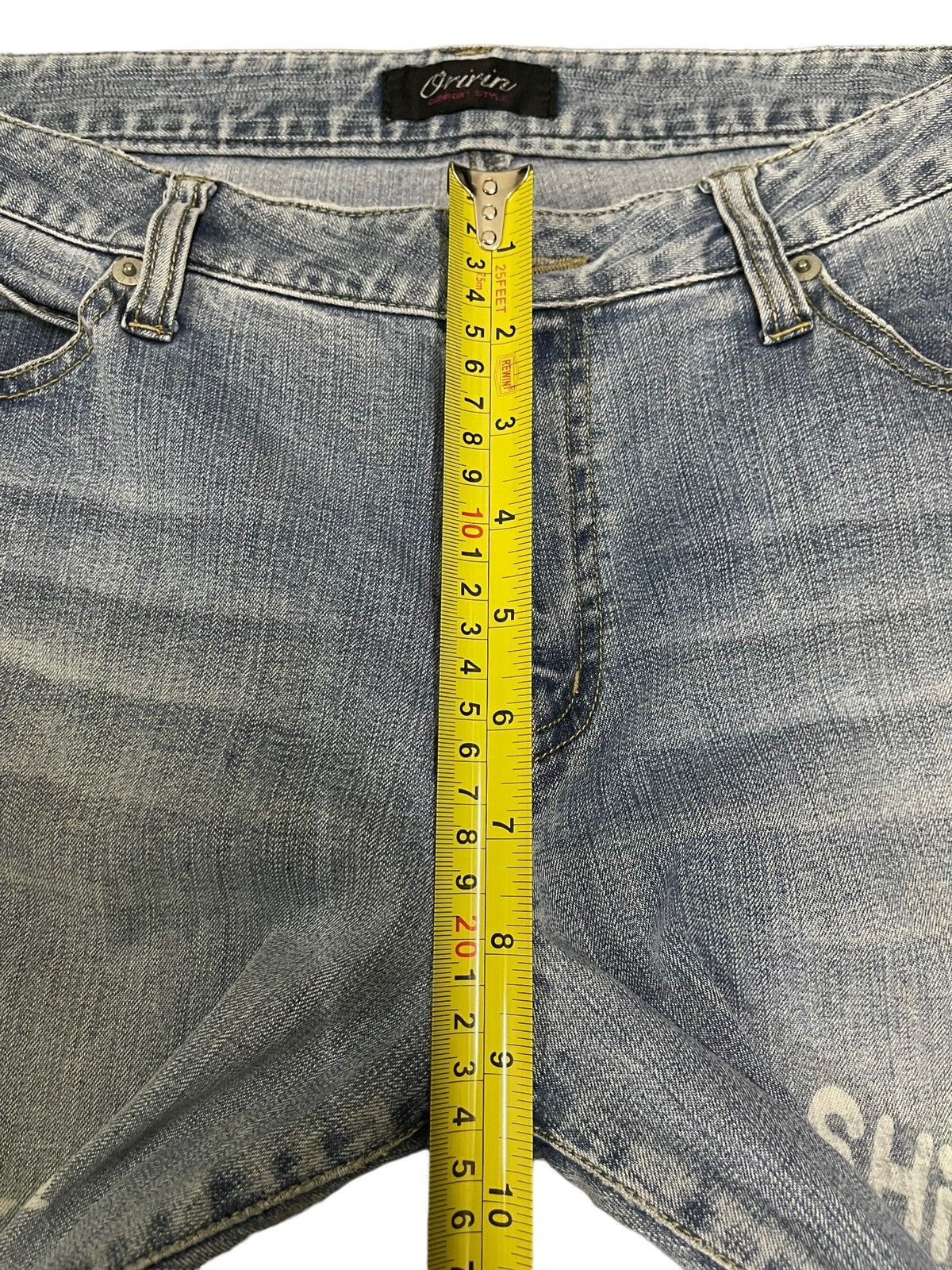If Six Was Nine Vintage Japanese Brand Overprint Style Flare Jeans Size US 30 / EU 46 - 13 Thumbnail