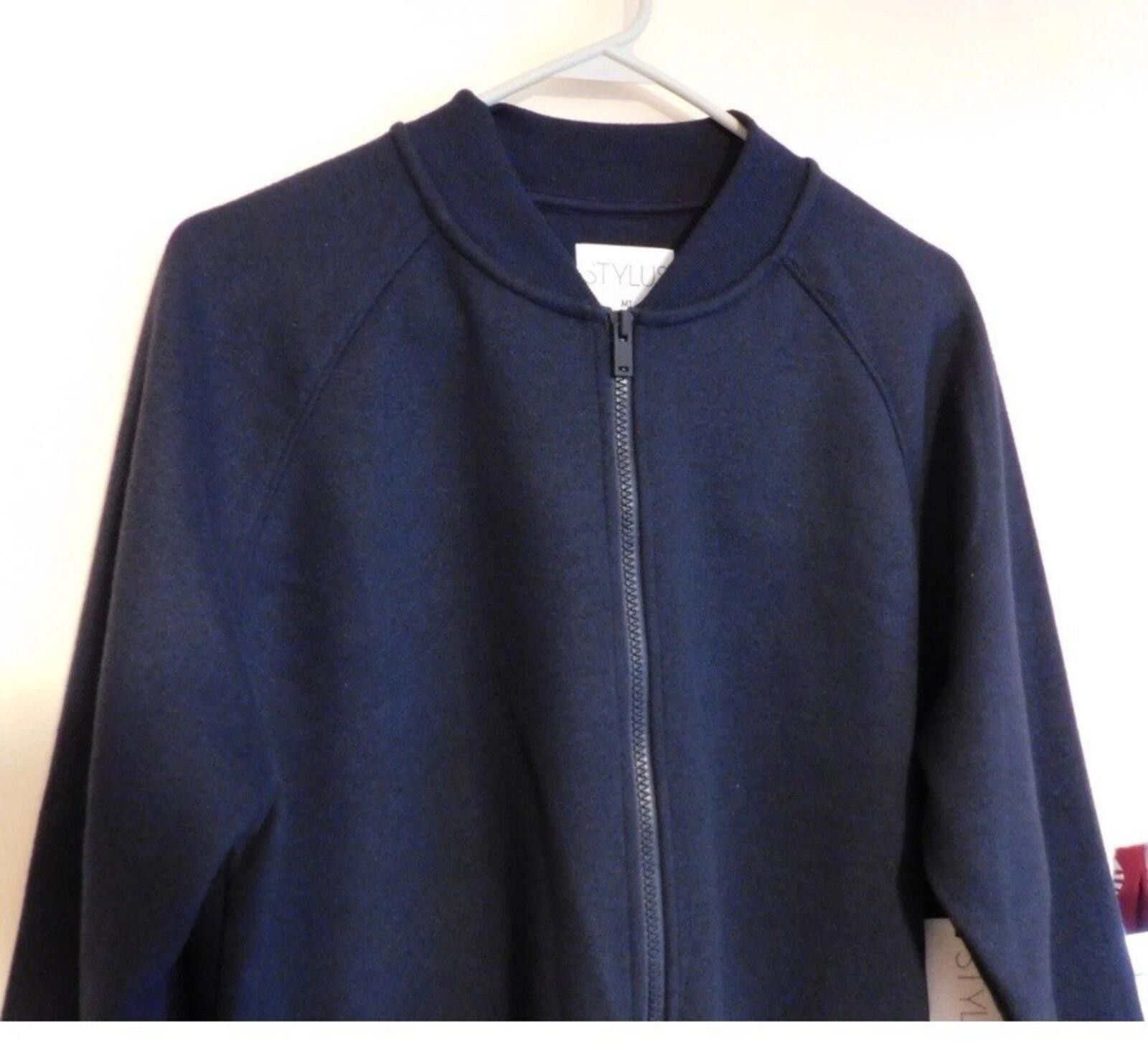 Other XL Tall Stylus Zip Up Sweater Blue NWT Size XL / US 12-14 / IT 48-50 - 1 Thumbnail