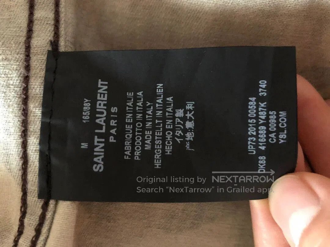 Saint Laurent Paris Saint Laurent Paris Classic camouflage jacket. Size US M / EU 48-50 / 2 - 5 Thumbnail