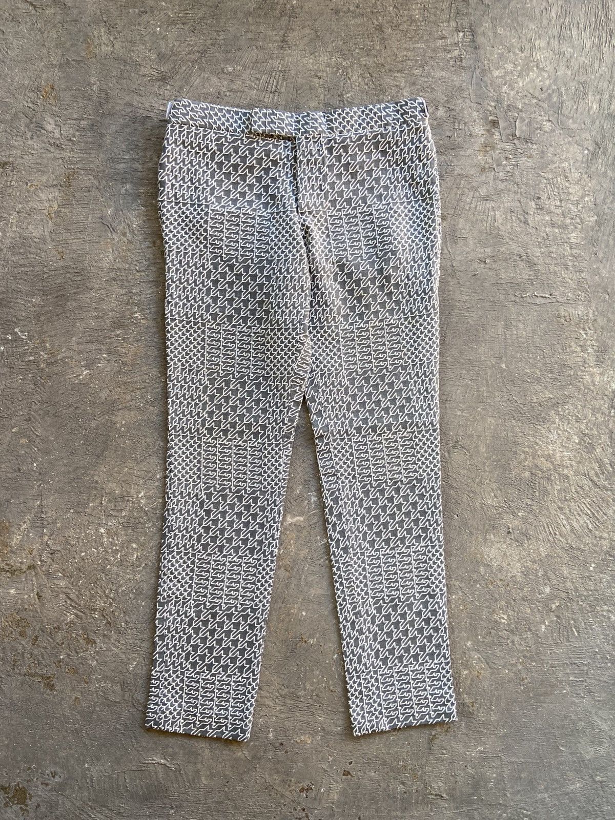 Thom Browne FW2015 Thom Browne - Houndstooth Pattern Slim Trousers Pants Size US 36 / EU 52 - 1 Thumbnail