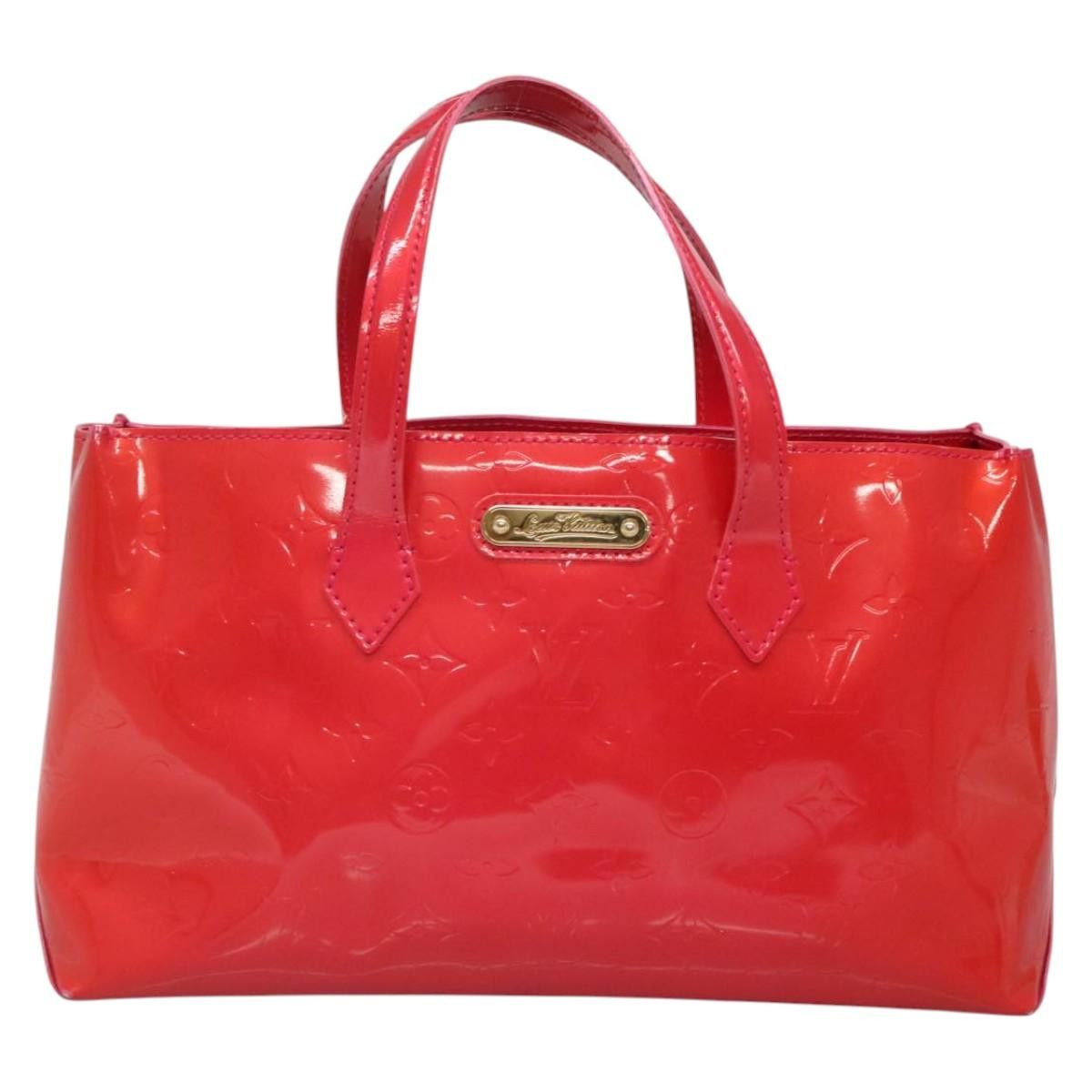 Louis Vuitton LOUIS VUITTON Vernis Wilshire Boulevard Hand Bag Rose Pop Size ONE SIZE - 2 Thumbnail