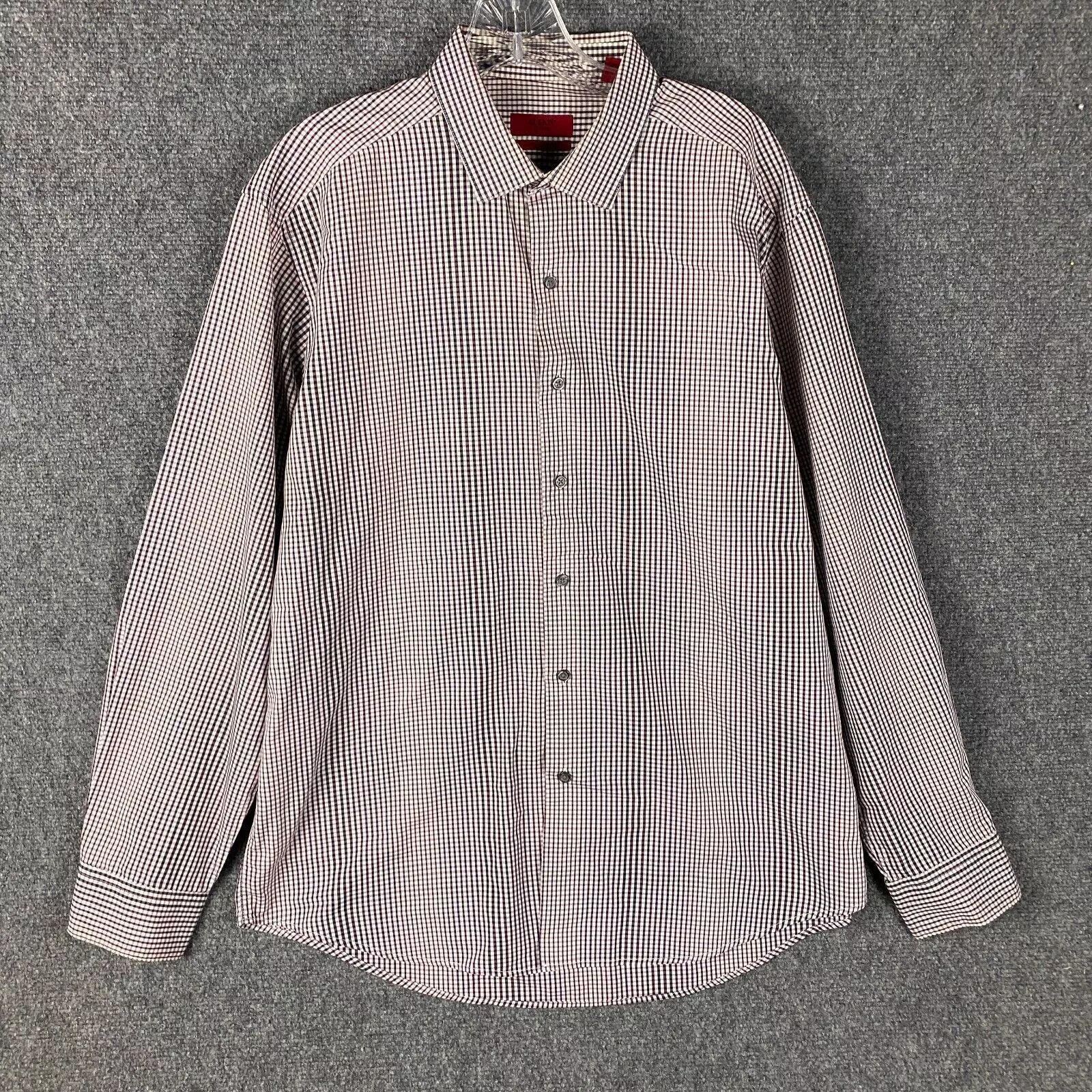 Alfani Alfani Dress Shirt Men's Large Fitted Performance 16.5 34/34 Size US L / EU 52-54 / 3 - 1 Thumbnail