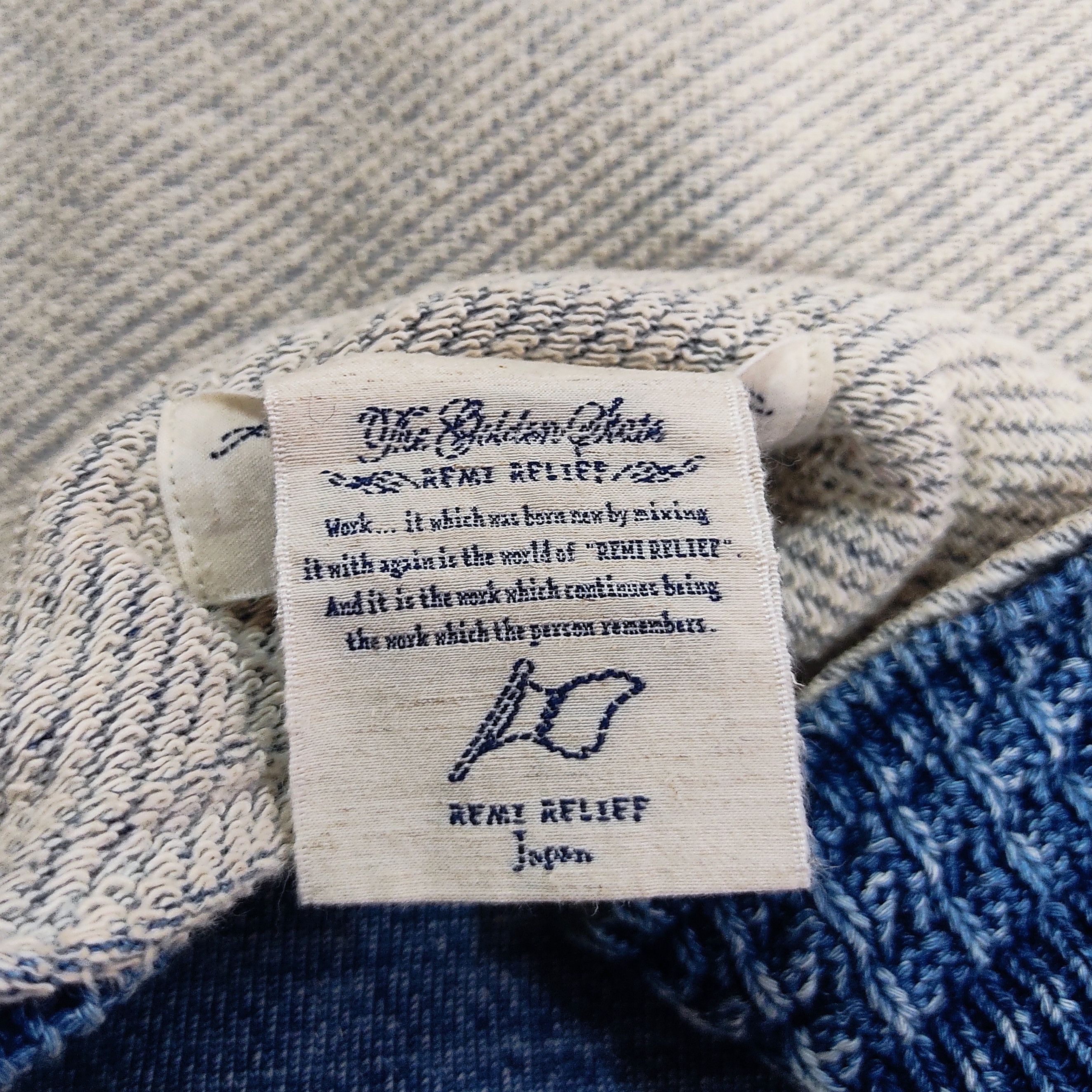 Indigo REMY RELIEF Indigo Knitted Zipper Cardigan Size US M / EU 48-50 / 2 - 11 Thumbnail