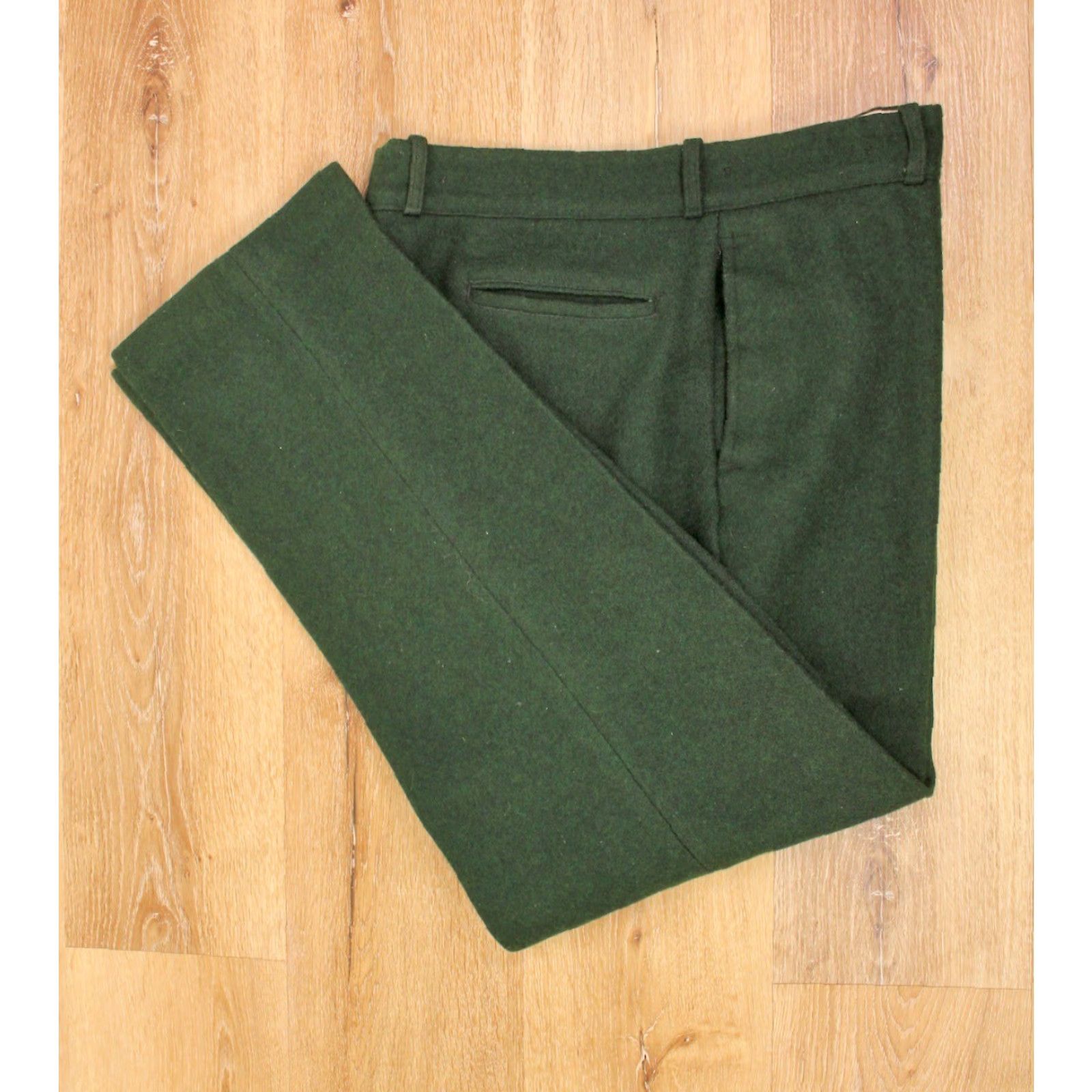 Vintage Mens LL Bean Green Wool Hunting Pants Size 39x33 80s 90s VTG Mens Hunting Pants Green Wool LL Bean 39x33 80s 90s Size US 39 - 2 Thumbnail
