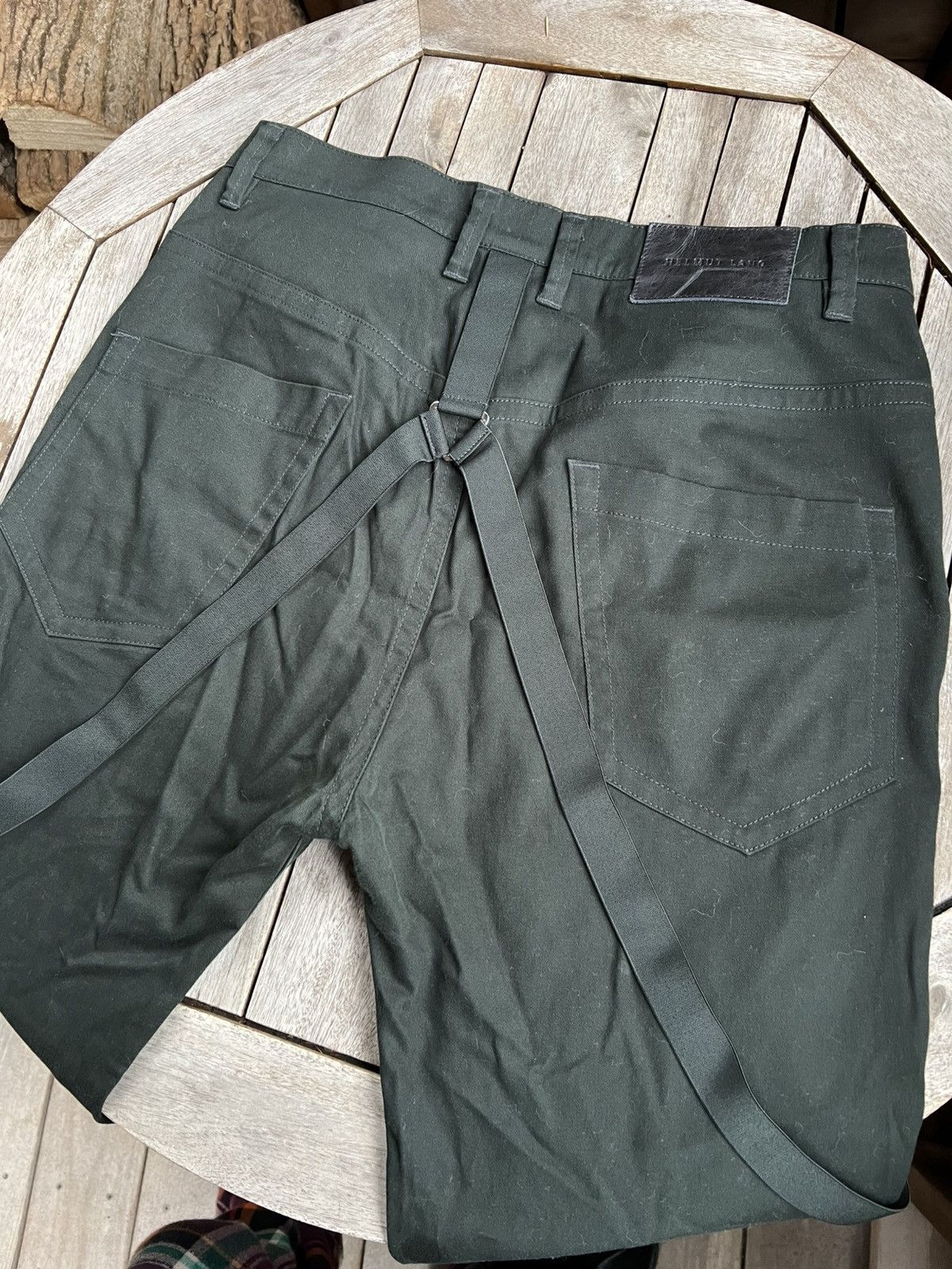Helmut Lang Helmut Lang Cropped Suspender Trousers Size US 30 / EU 46 - 5 Thumbnail