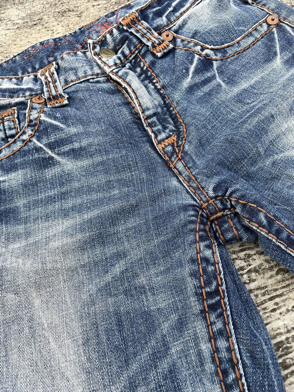 Japanese Brand Jambange faded jeans Size 26" / US 2 / IT 38 - 6 Thumbnail