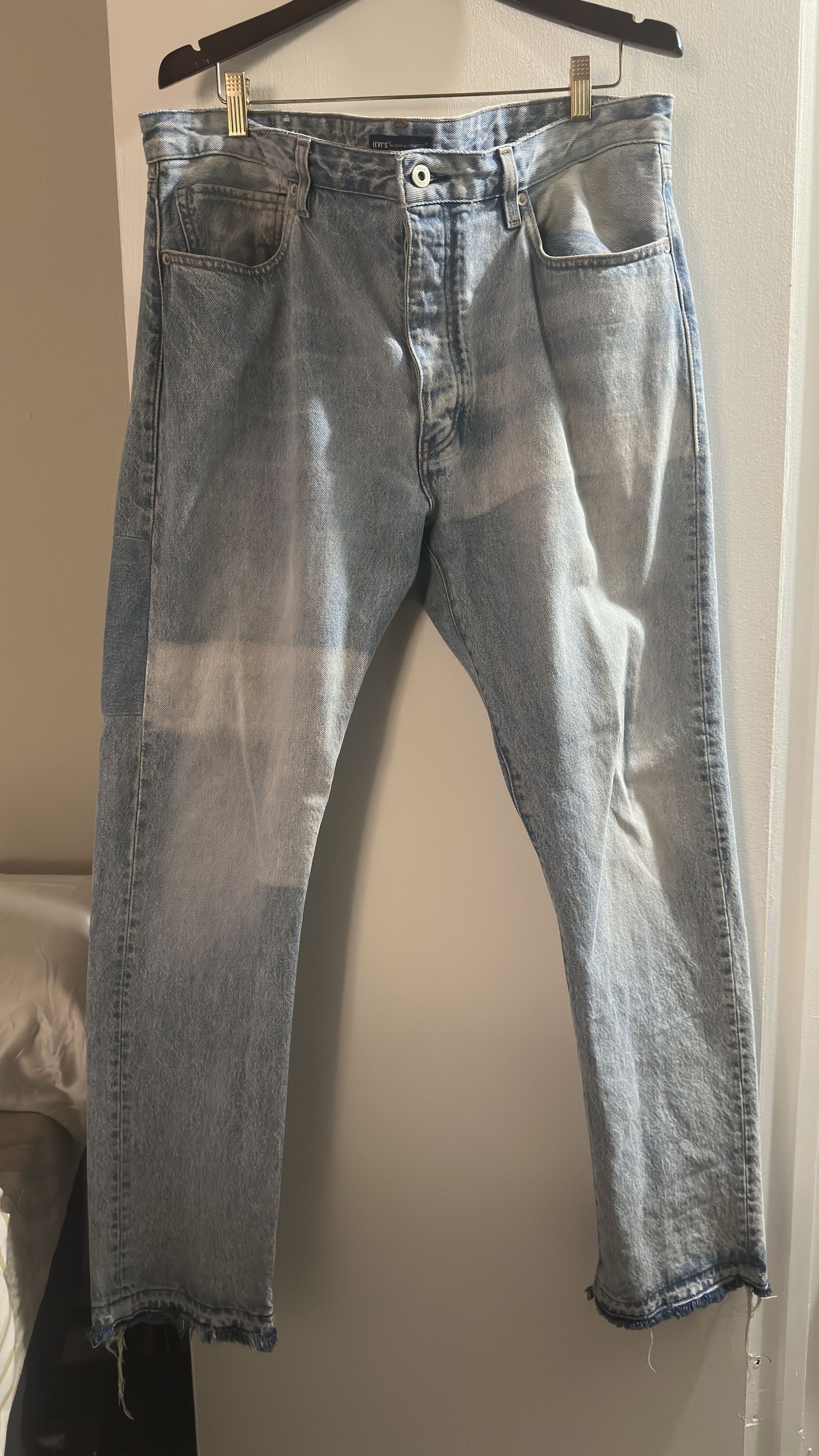 Levi's Vintage Clothing Patchwork Studio Taper Denim Size US 38 / EU 54 - 1 Thumbnail