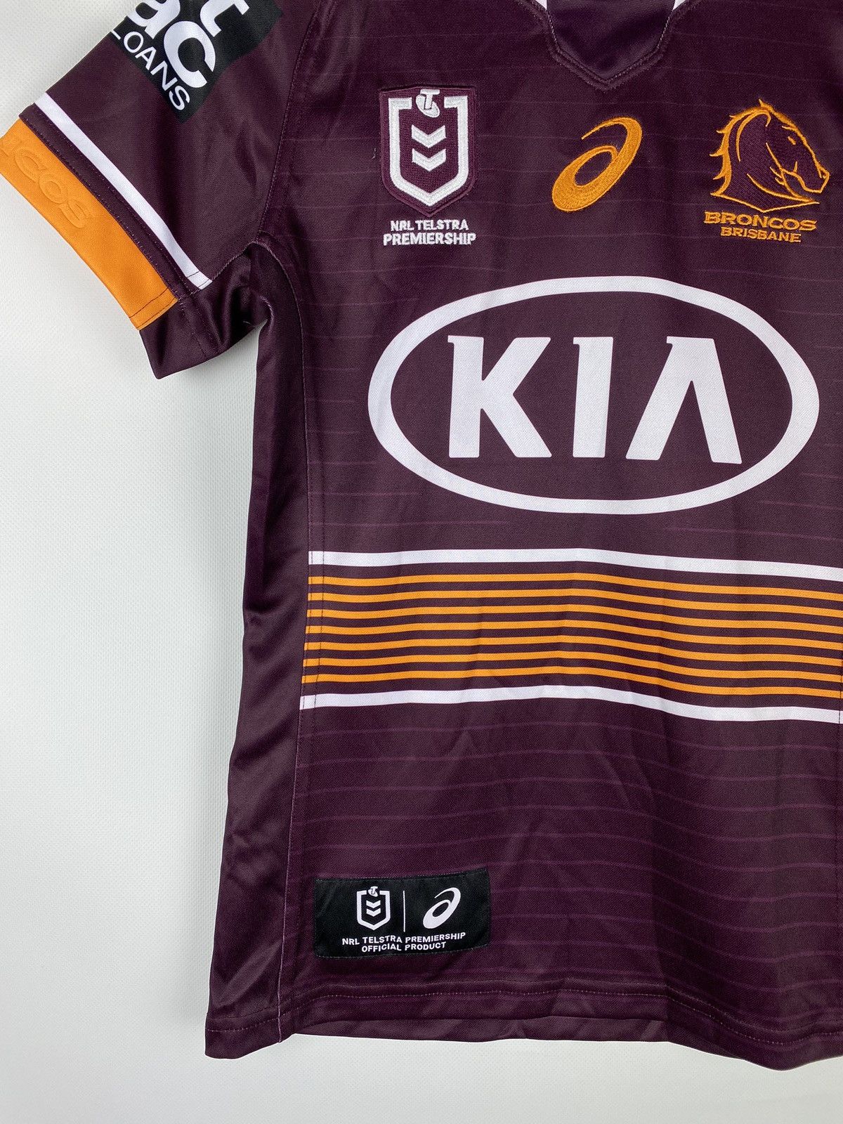 Asics ASICS Brisbane Broncos NRL Home Jersey Rugby Shirt Size S Size US S / EU 44-46 / 1 - 7 Thumbnail
