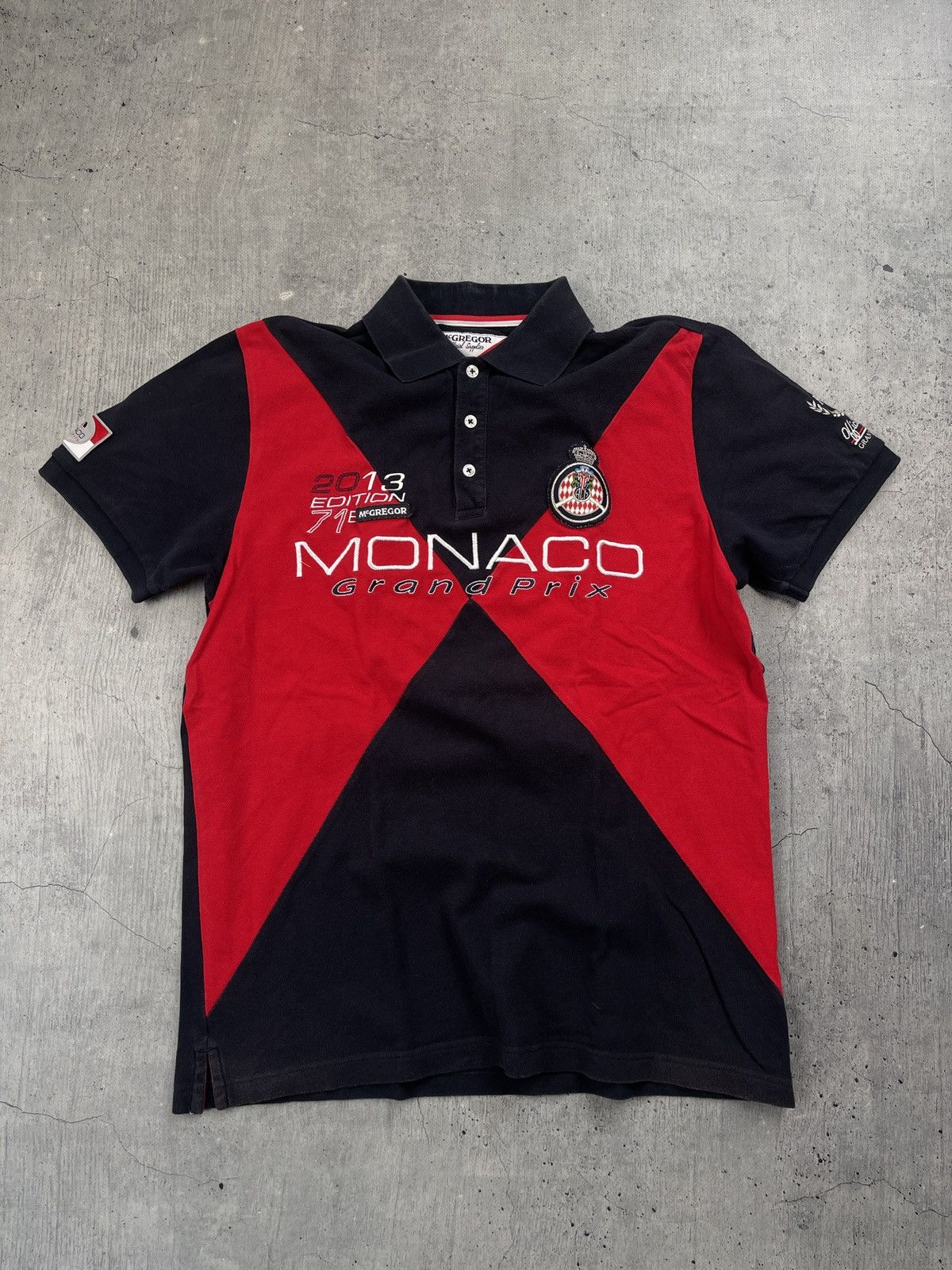Japanese Brand Monaco Polo Ralph Lauren style racing jersey polo Size US L / EU 52-54 / 3 - 1 Thumbnail