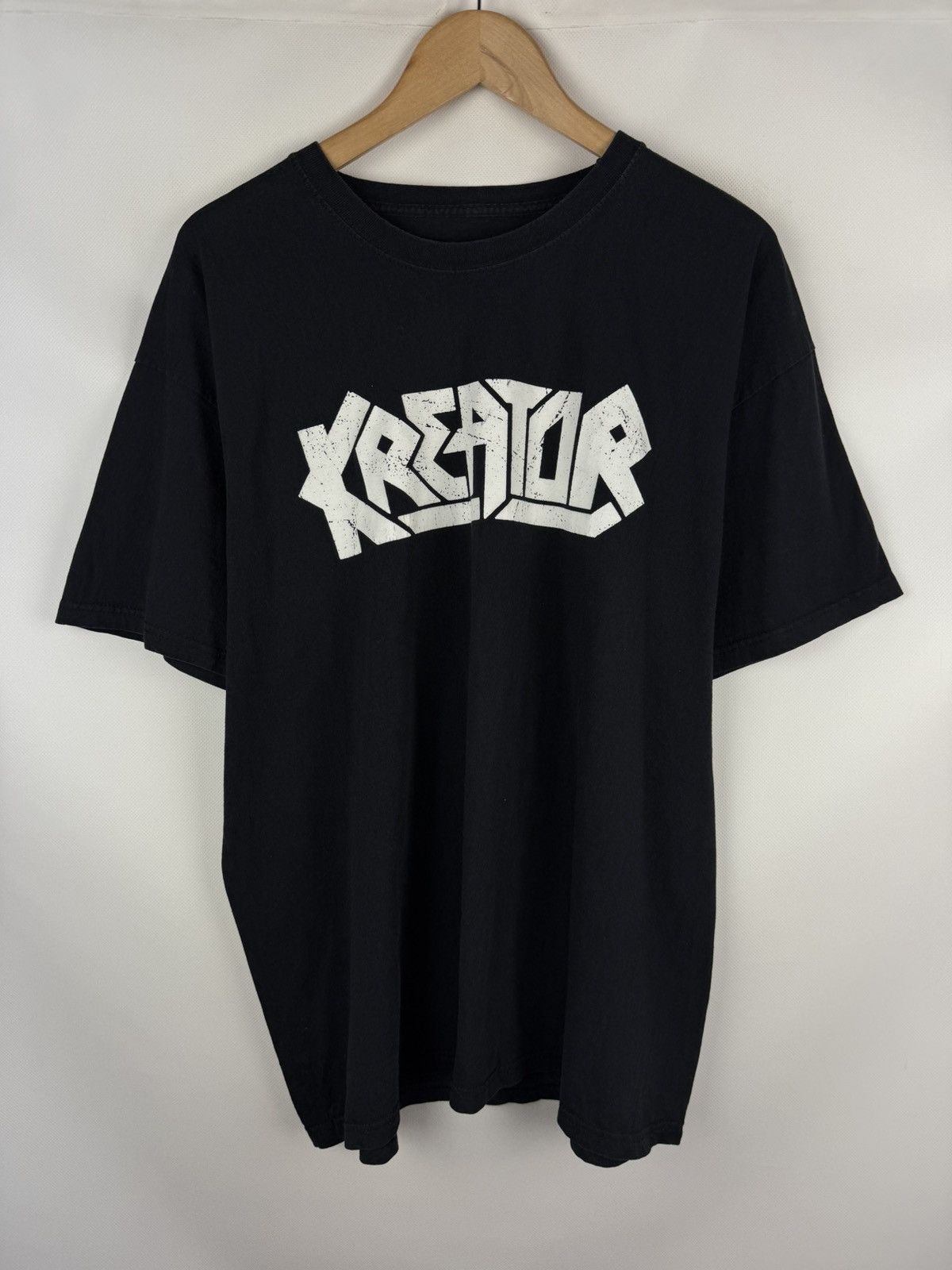 Band Tees Kreator Satan Is Real Men’s Short Sleeve Band Promo T Shirt Size US XL / EU 56 / 4 - 1 Thumbnail