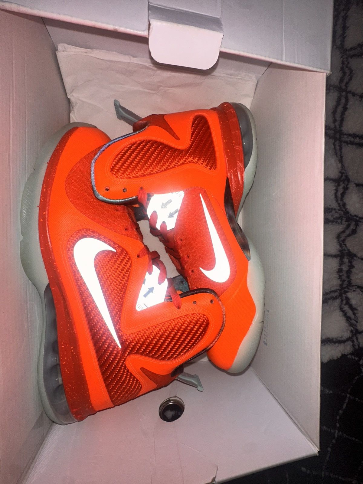 Jordan Brand × Nike × Sneaker Politics Nike LeBron IX Total Orange Size US 10 / EU 43 - 1 Thumbnail