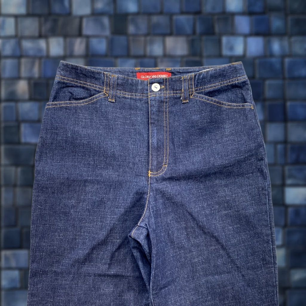 Gloria Vanderbilt VINTAGE Gloria Vanderbilt Women’s Jeans Capri Dark Wash Size 6 Blue Denim Capri Womens Size 28" / US 6 / IT 42 - 1 Thumbnail