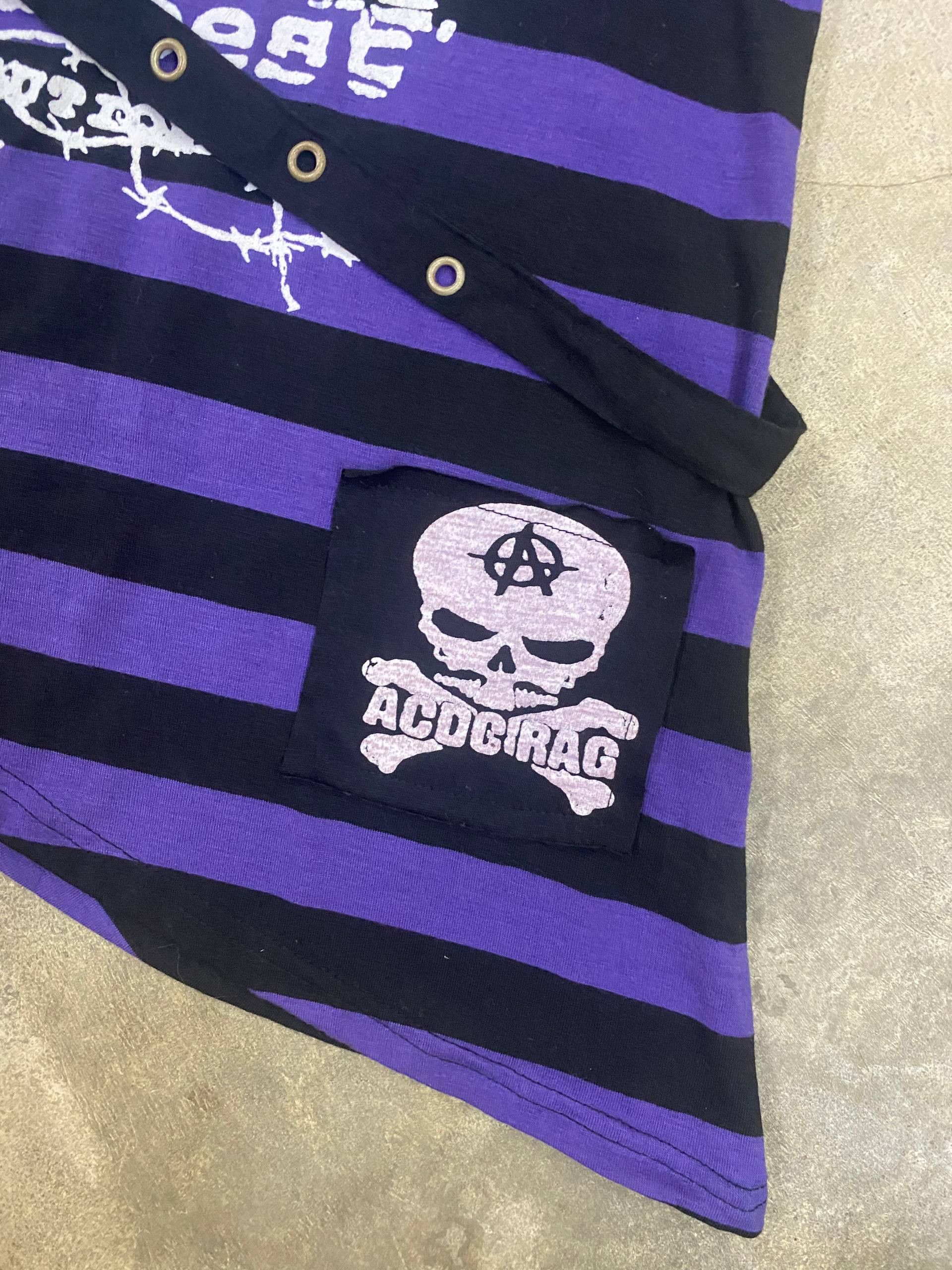 Seditionaries ACDC RAG Skull Punk Gothic Bondage T-shirt Size S / US 4 / IT 40 - 6 Thumbnail