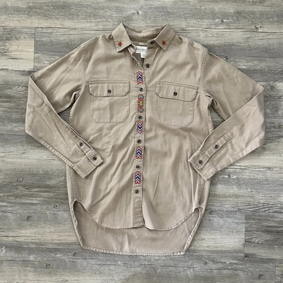 Denim & Supply Ralph Lauren Denim & Supply Ralph Lauren Western Beaded Button Shirt Size S / US 4 / IT 40 - 1 Thumbnail