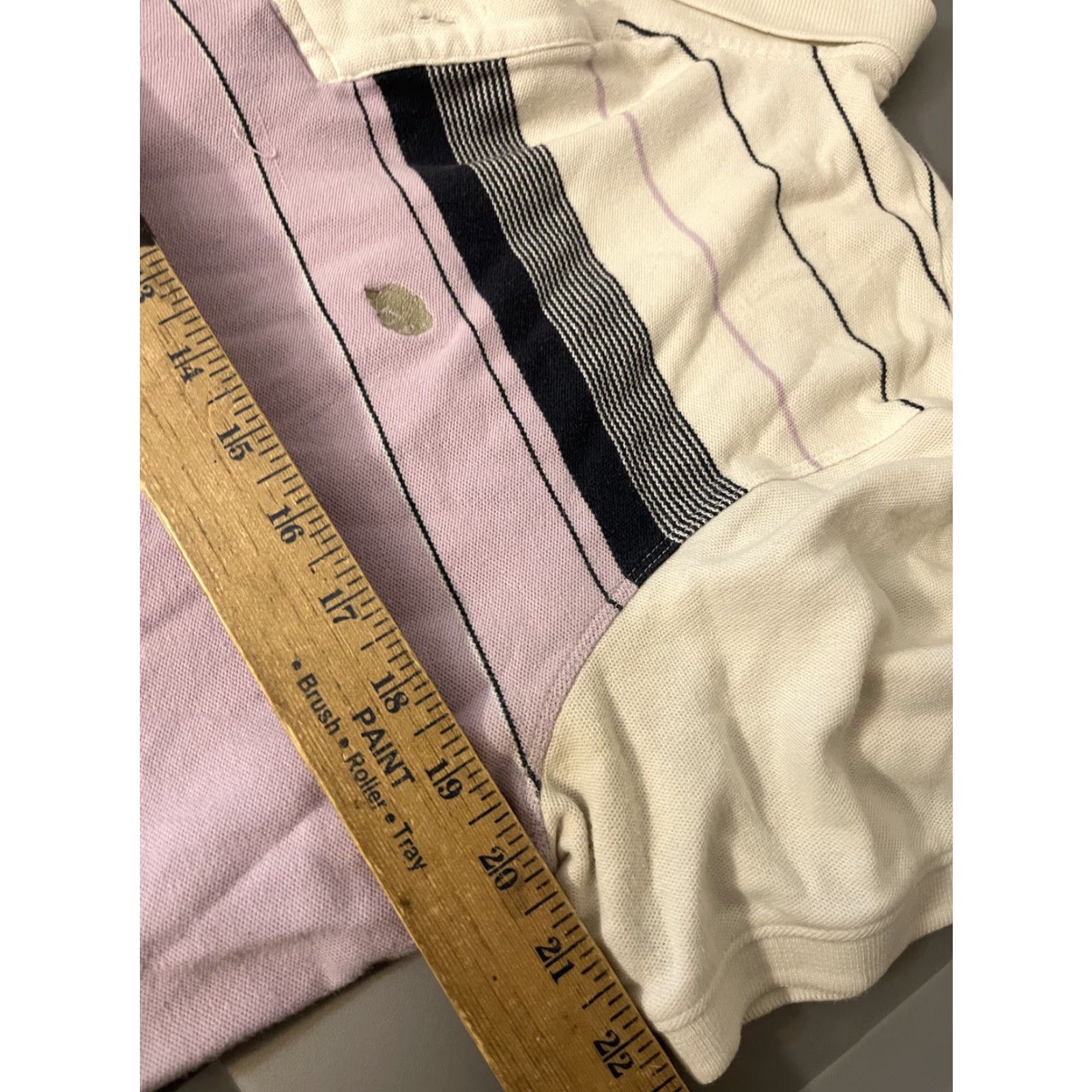 Banana Republic Banana Republic Multicolor Striped Cotton Polo Shirt Men M Slim Regular Short Sleeve Size US M / EU 48-50 / 2 - 5 Thumbnail