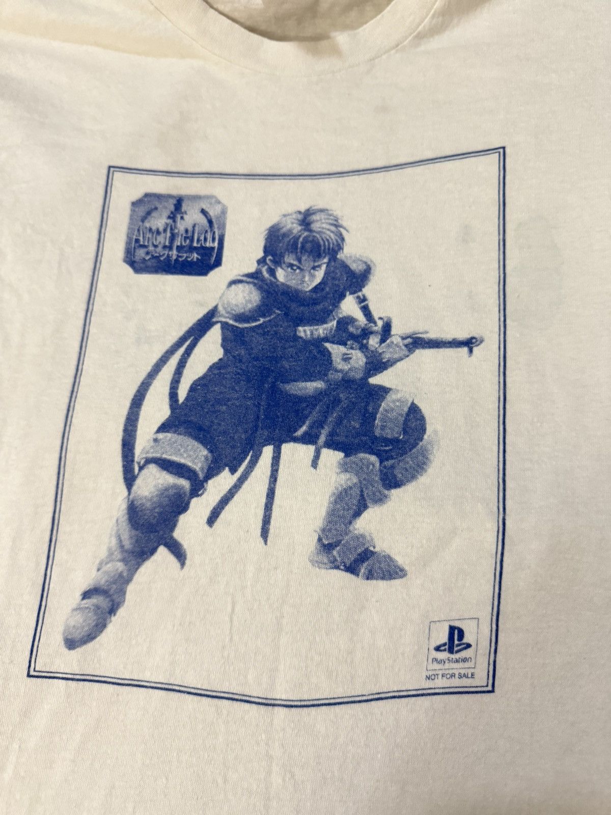 Vintage Vintage 90s Arch the Lad Playstation Japan Promo T-Shirt Size US M / EU 48-50 / 2 - 7 Thumbnail